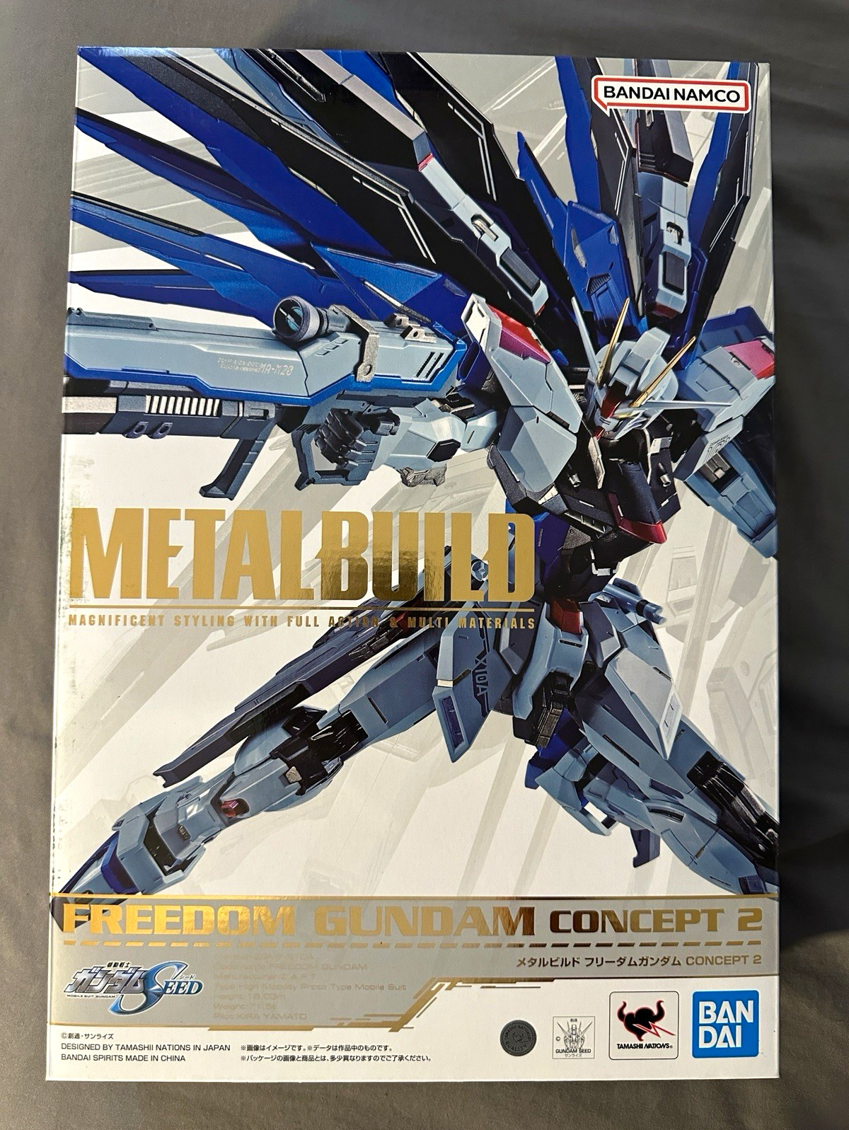 *SEALED* Bandai METAL BUILD Freedom Gundam Concept 2 REISSUE 