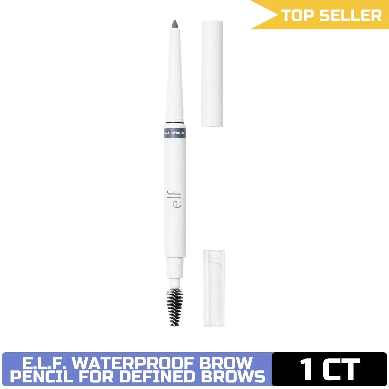e.l.f. Instant Lift Waterproof Brow Pencil, Dual-Ended Precision Eyebrow Definer