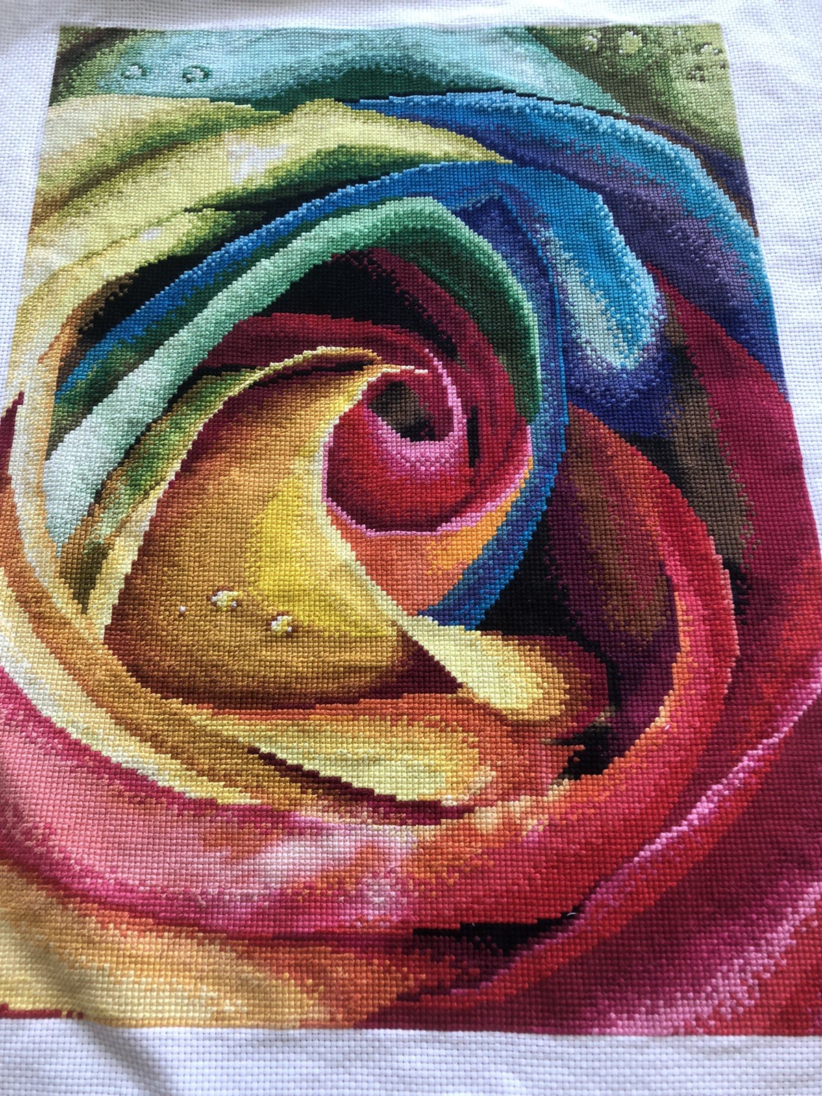 Handmade Completed Finished Cross Stitch Pieces 15\'\'x 19\'\'Wall Art Decor Gift