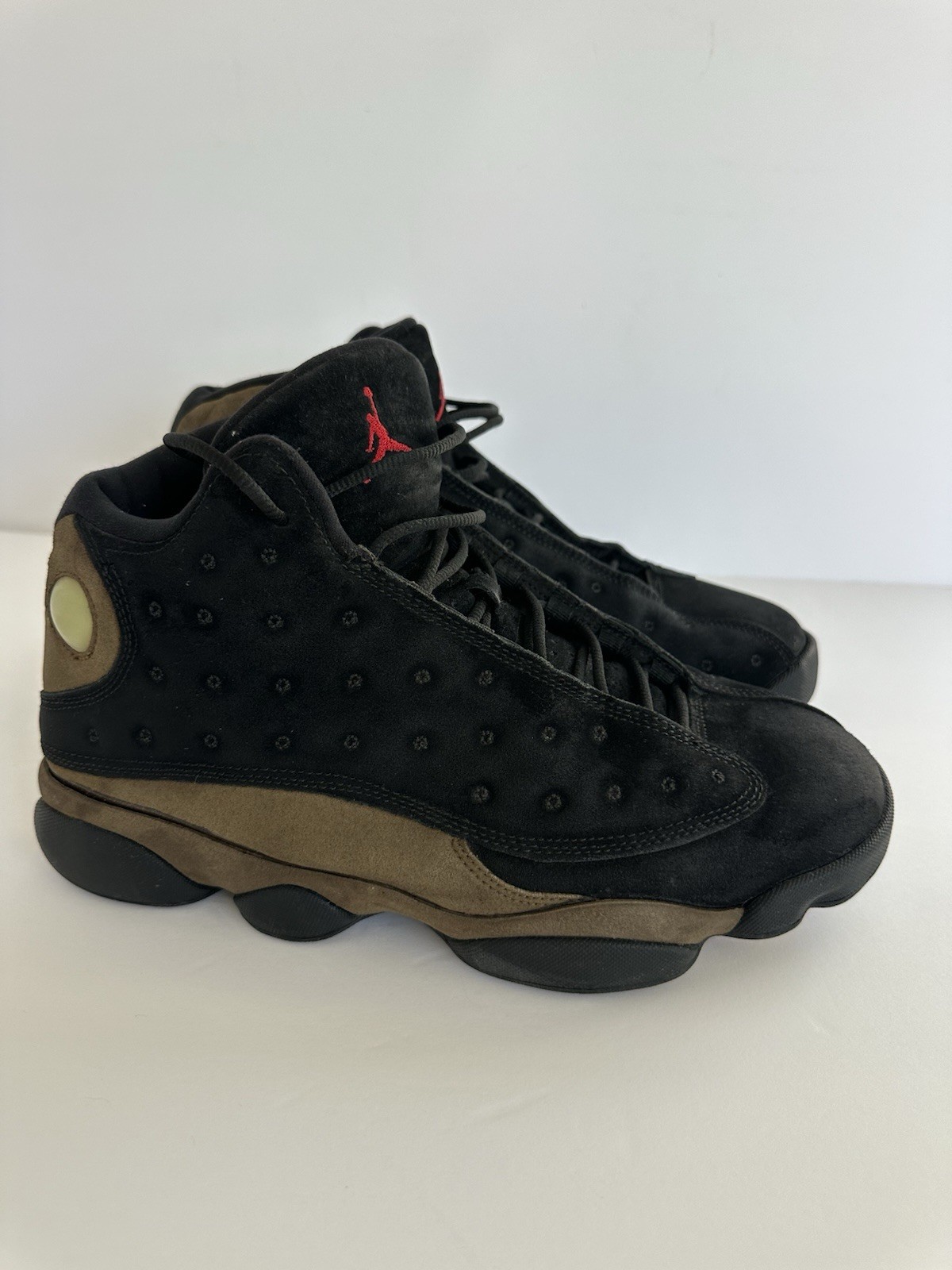 Air Jordan 13 Retro Olive Men\'s Sneakers Size 10 Pre Owned