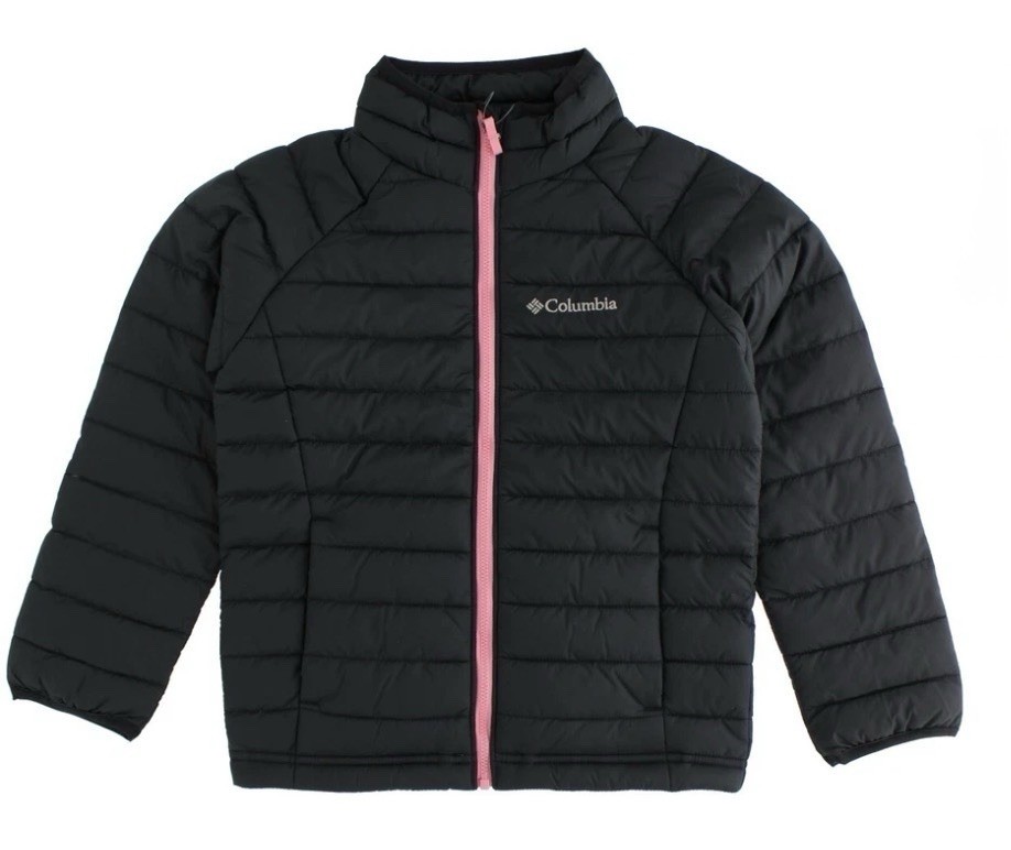 Columbia Girls\' Powder Lite Jacket, Omni-Heat, Long Sleeve Full Zip Youth M