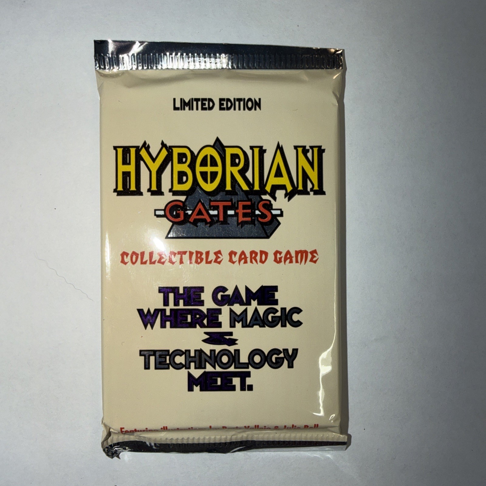 1995 Hyborian Gates Boris Vallejo Fantasy Art Sealed Booster Pack Cards 1995 Hyborian Gates Boris Vallejo Fantasy Art Sealed Booster Pack Cards
