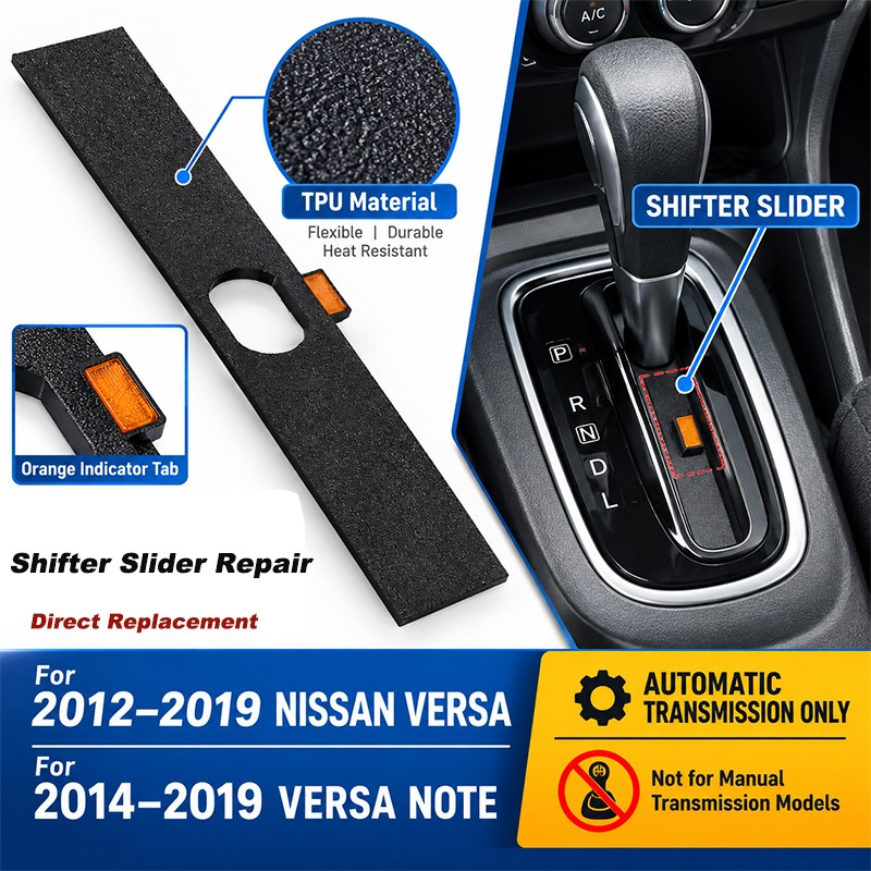 Shifter Slider Repair For 2012-19 Nissan Versa & 2014-2019 Versa Note Automatic