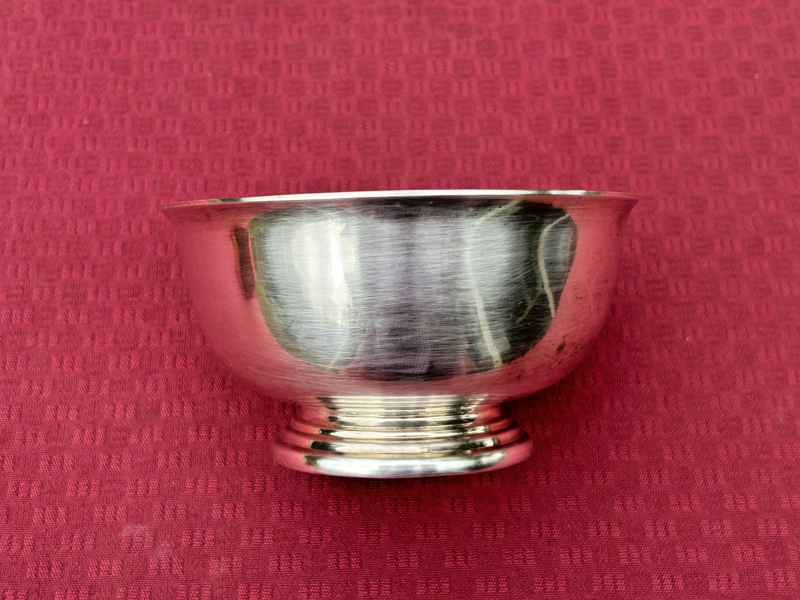 Gorham Silverplate Pedestal Bowl EP Silver-Plated Serving Bowl YC778