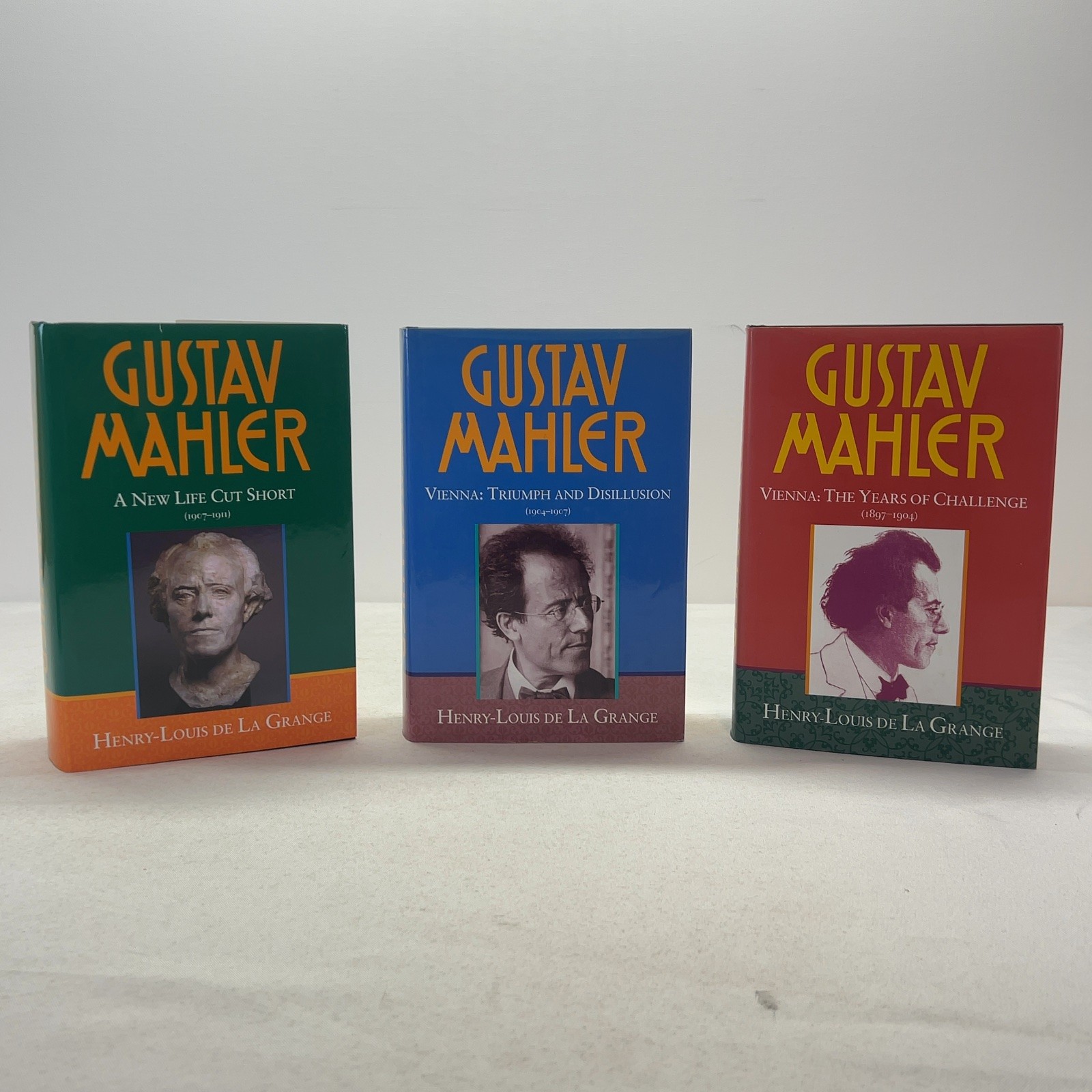 Gustav Mahler Lot of 3 Books Henry-Louis de La Grange 2008 Hardcover Nonfiction Gustav Mahler Lot of 3 Books Henry-Louis de La Grange 2008 Hardcover Nonfiction