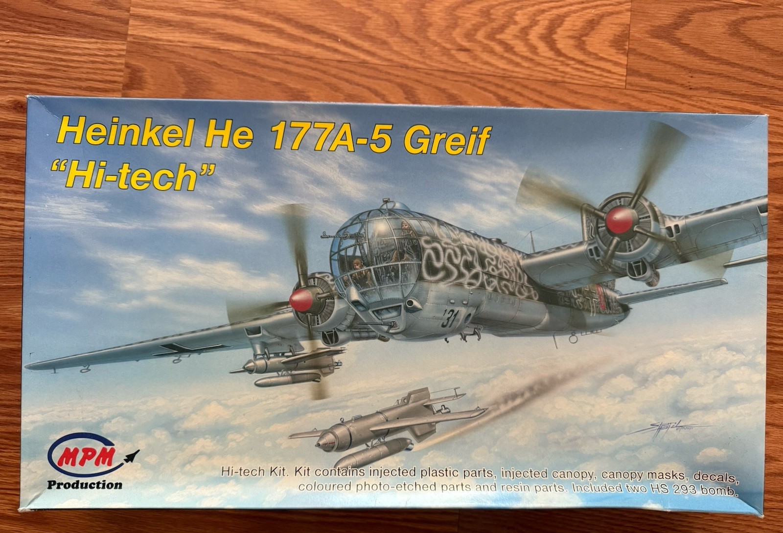 1/48 MPM #48060 Heinkel He 177A-5 Greif BJ COMPLETE UNASSEMBLED KIT