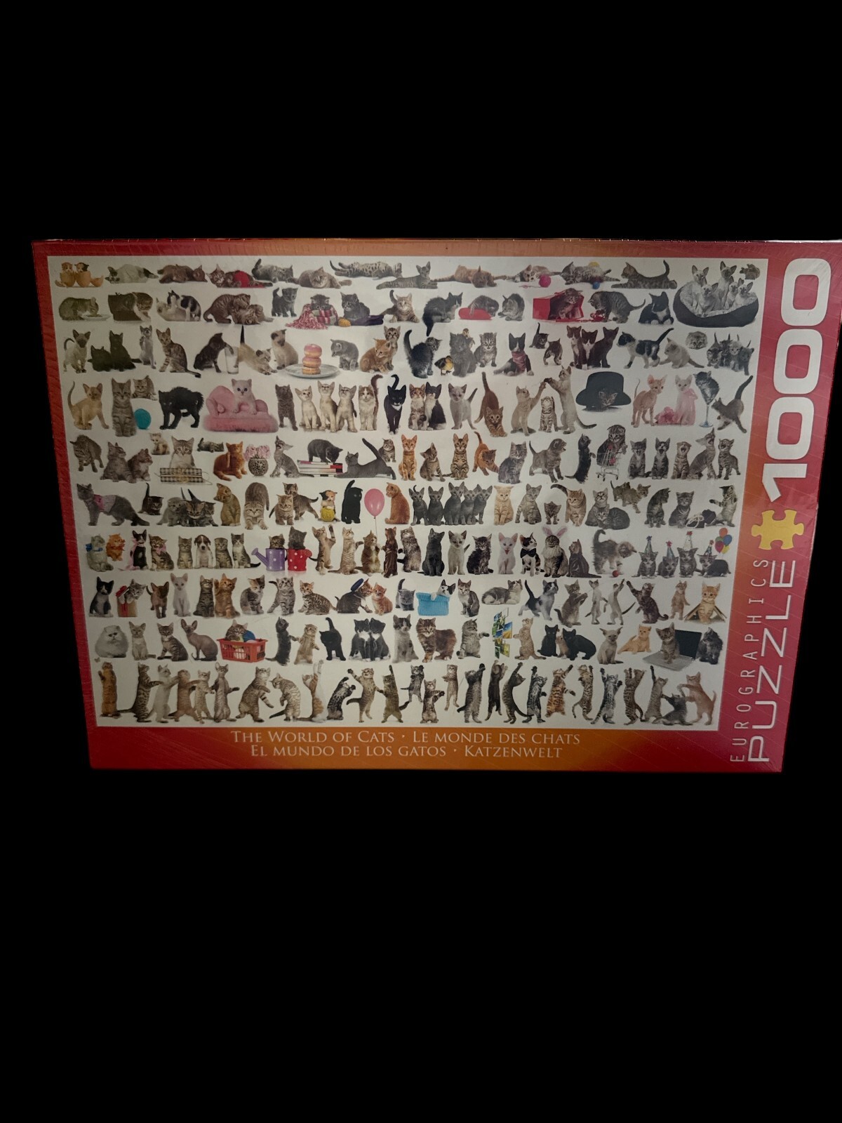 EuroGraphics The World of Cats Jigsaw Puzzle 1000 Piece Brand New  Sealed
