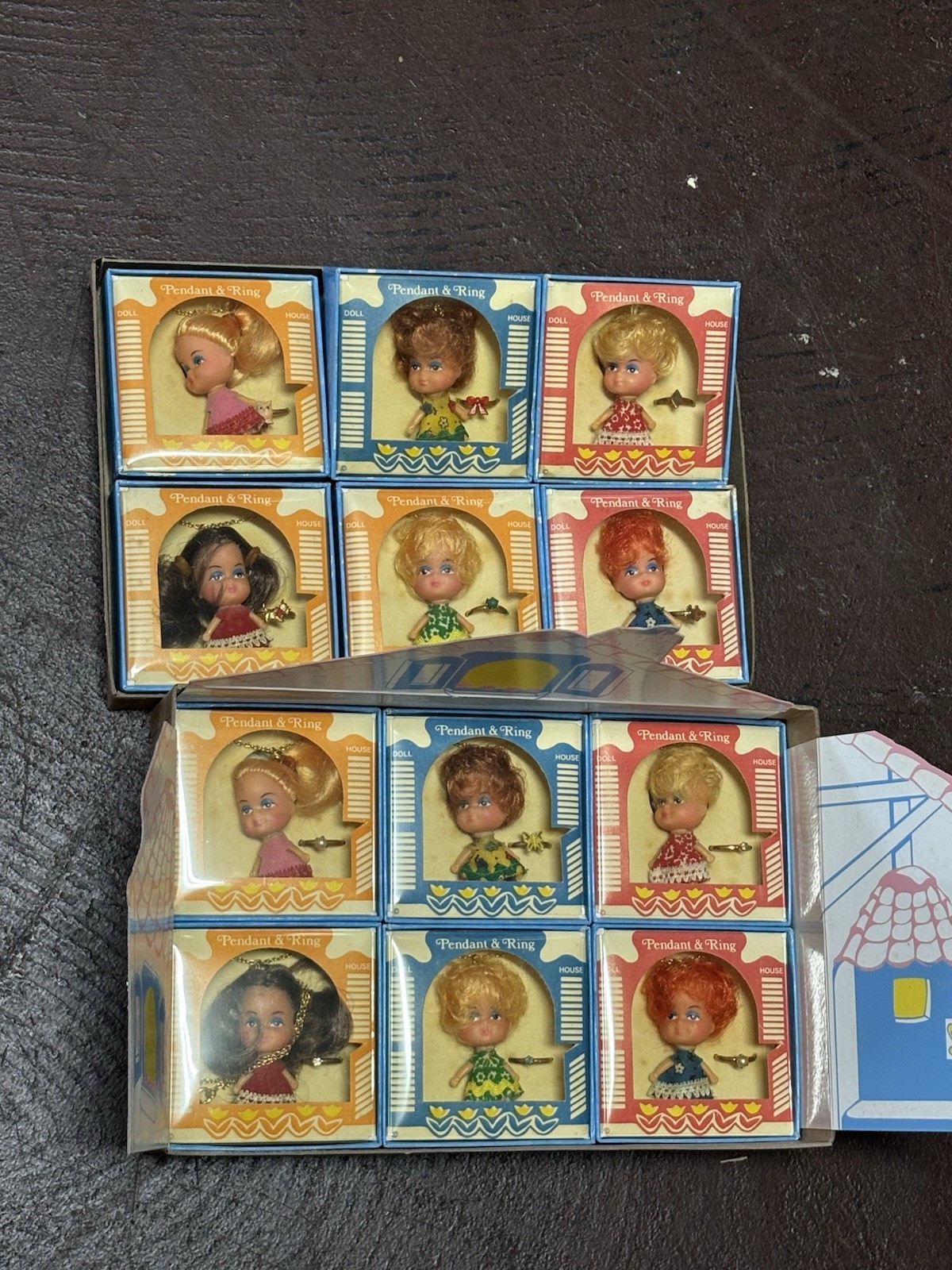 SUPER RARE  NEW OLD STOCK KIDDLE KLONE /CLONE DOLLS NECKLACES & RINGS Dozen Lot