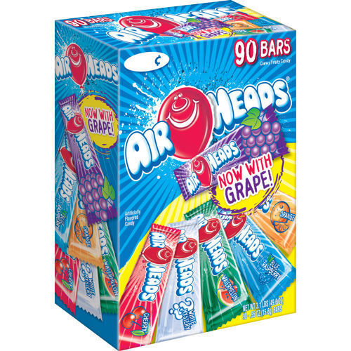 Airheads Candy Bars Variety Pack - 90 Count, EXP 07/2027
