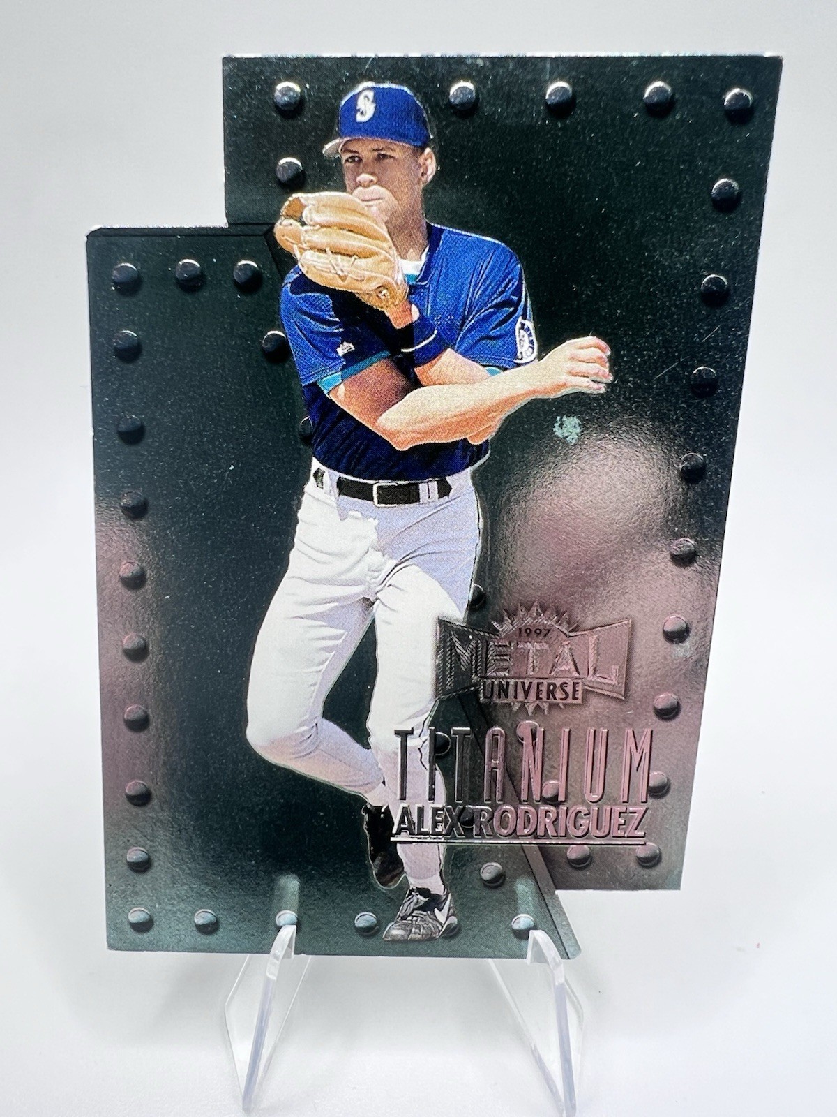 1997 Skybox Metal Universe - Titanium Alex Rodriguez #9 1997 Skybox Metal Universe - Titanium Alex Rodriguez #9