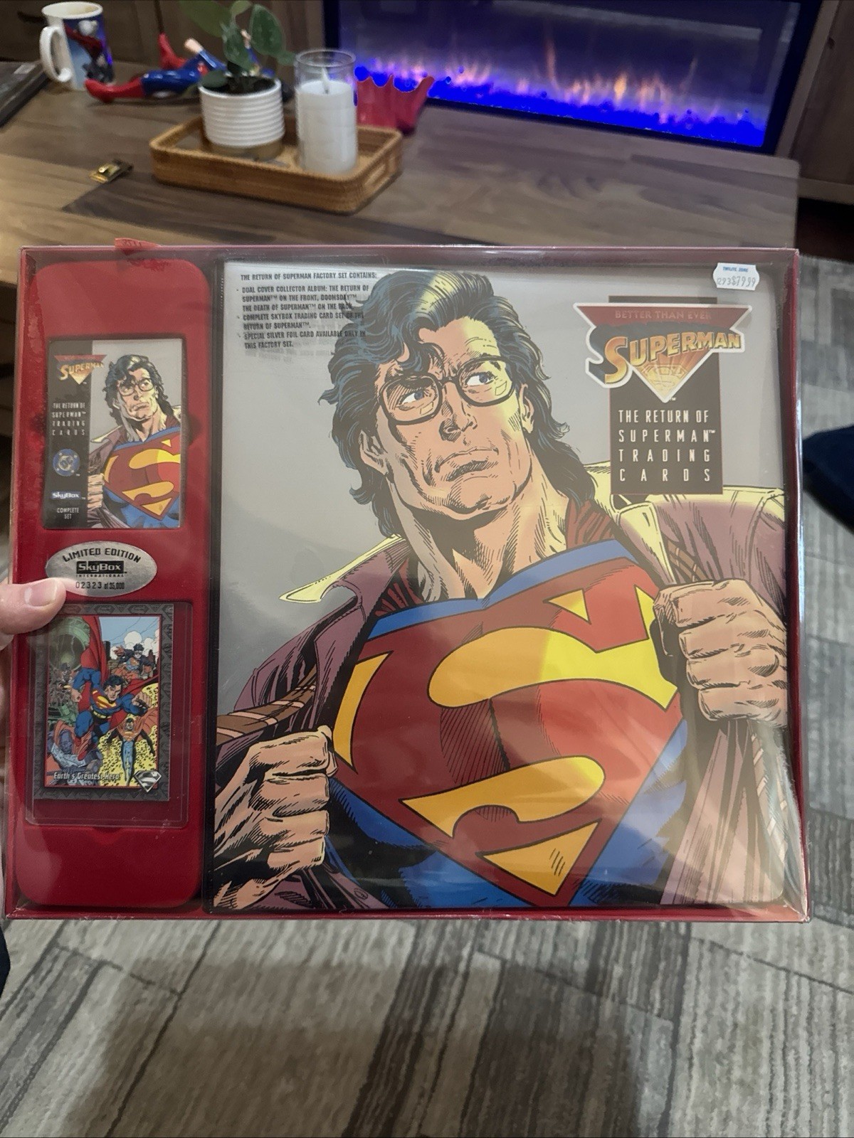 1992 SkyBox The Return of Superman Factory Boxed Set Limited Edition of 35,000 1992 SkyBox The Return of Superman Factory Boxed Set Limited Edition of 35,000