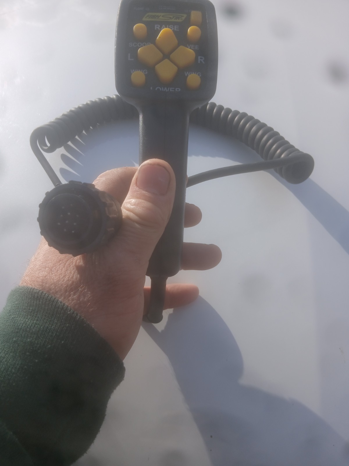 Fisher Handheld Fleet Flex 4 Pin Snow Plow Controller For V-Plow Fisher Handheld Fleet Flex 4 Pin Snow Plow Controller For V-Plow