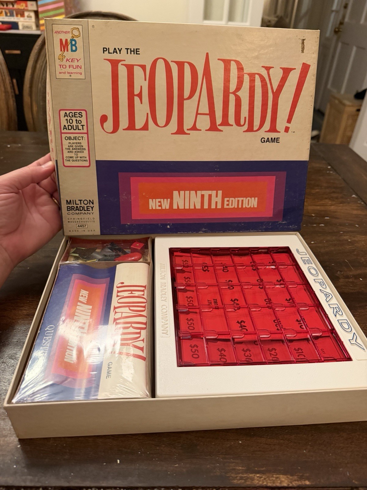 Vintage 1972 Jeopardy New Ninth Edition Milton Bradley 4457 Sealed Contents NOS