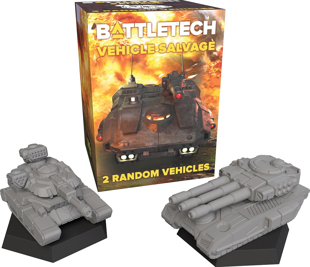 Battletech Minis Battletech: Salvage Box - Battlefield Support Blind Box Displa