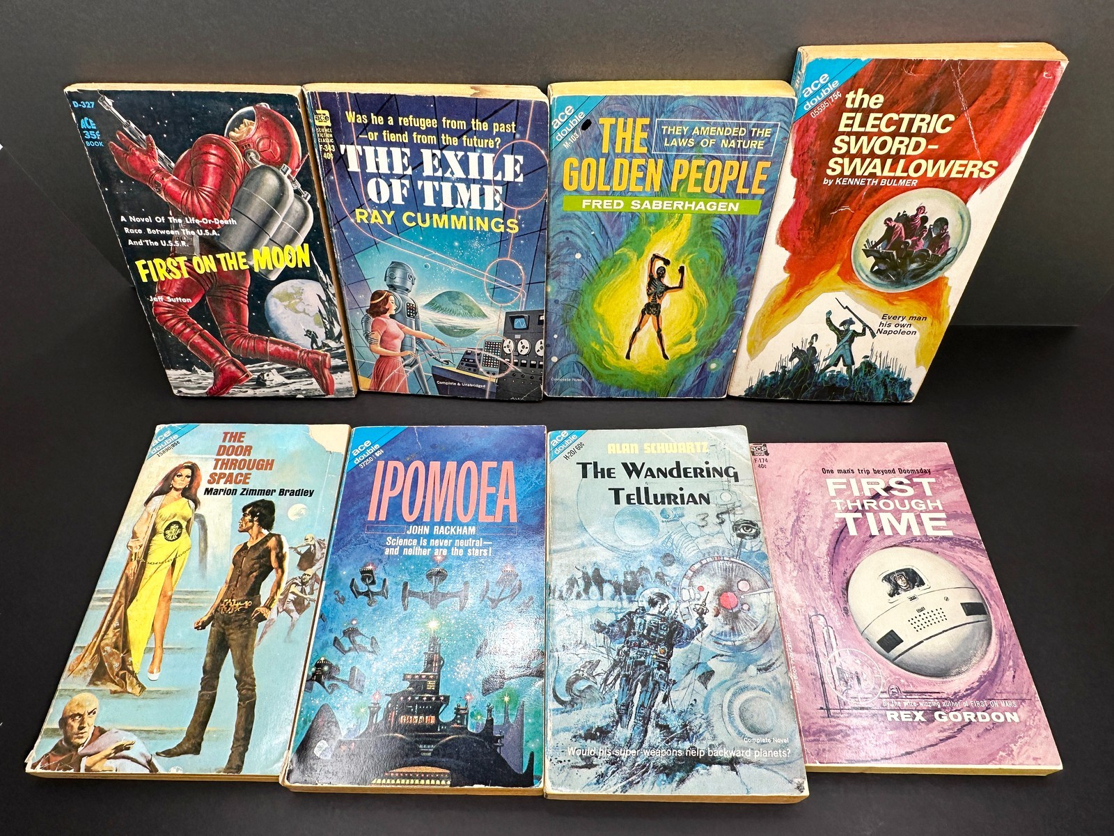 Vintage Science Fiction Ace Double Paperback Lot 8 Books 13 Stories PBO Firsts Vintage Science Fiction Ace Double Paperback Lot 8 Books 13 Stories PBO Firsts