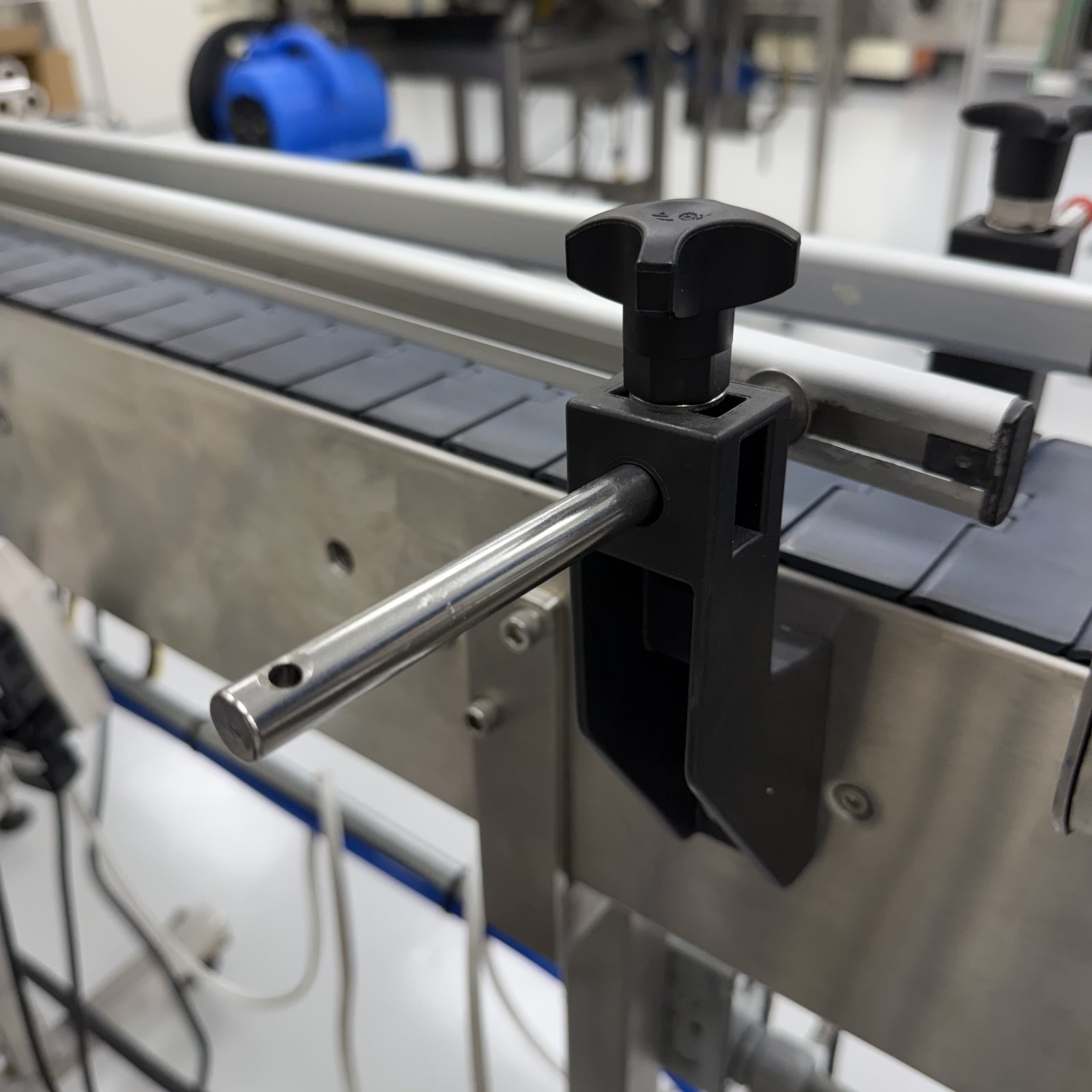 Modular SS Conveyor Mount Guide Rail Bracket Arm Assembly Kit, Assemble in USA