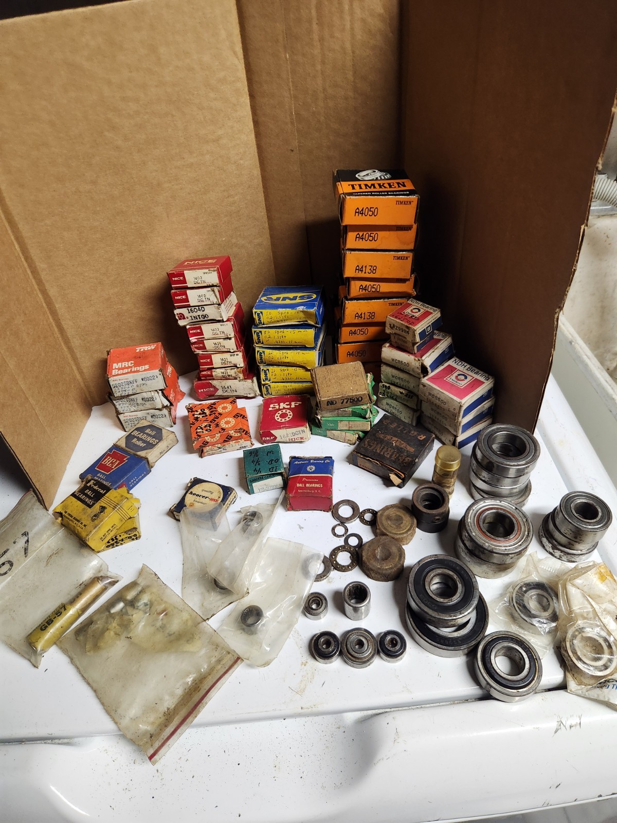 Vintage NOS Automotive Ball Bearings Lot Timken, MRC, NDH SNR New Old Stock Vintage NOS Automotive Ball Bearings Lot Timken, MRC, NDH SNR New Old Stock