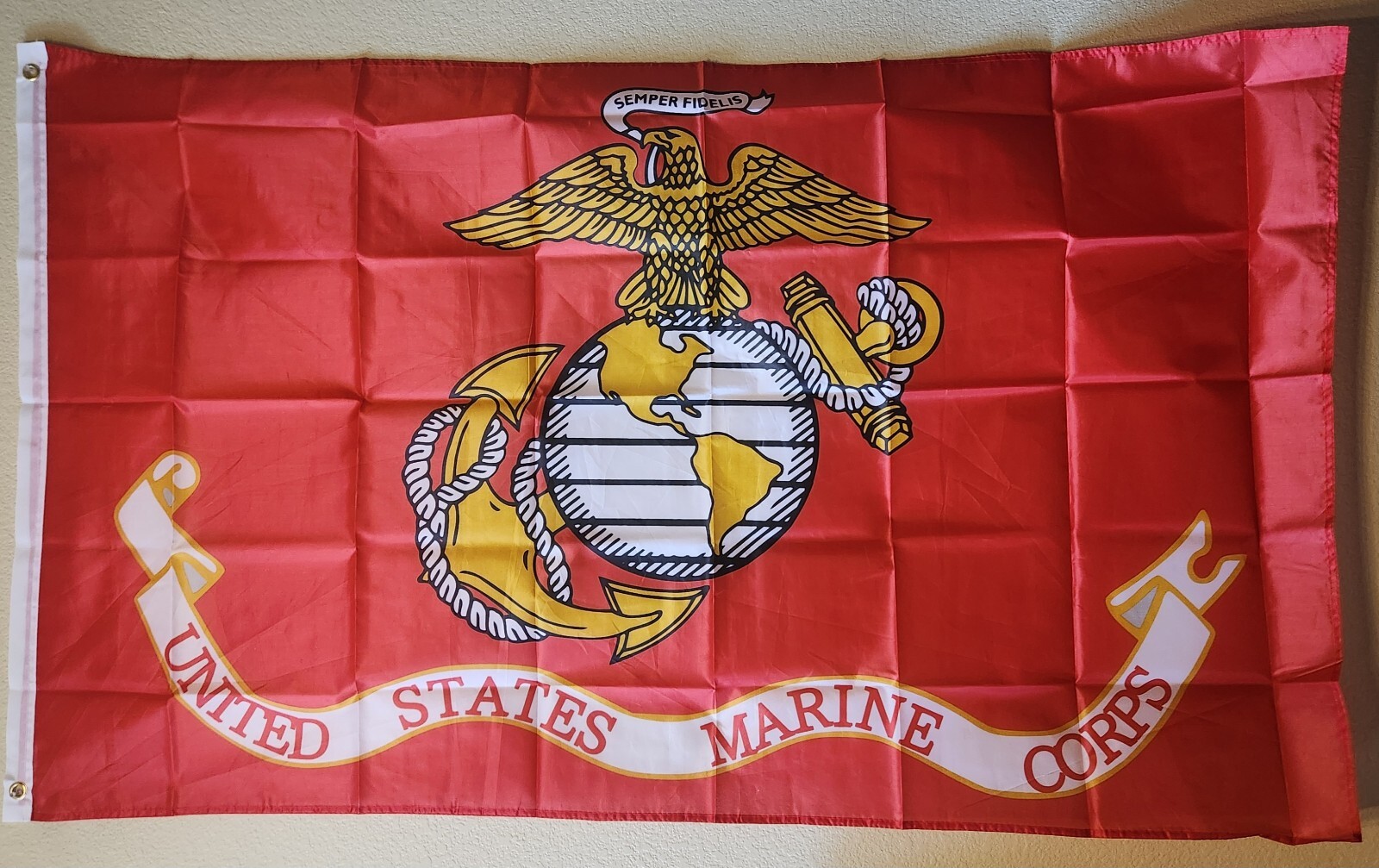 US Marine Corps USMC Military Flags 3x5 Outdoor Veterans Marines With Grommets US Marine Corps USMC Military Flags 3x5 Outdoor Veterans Marines With Grommets