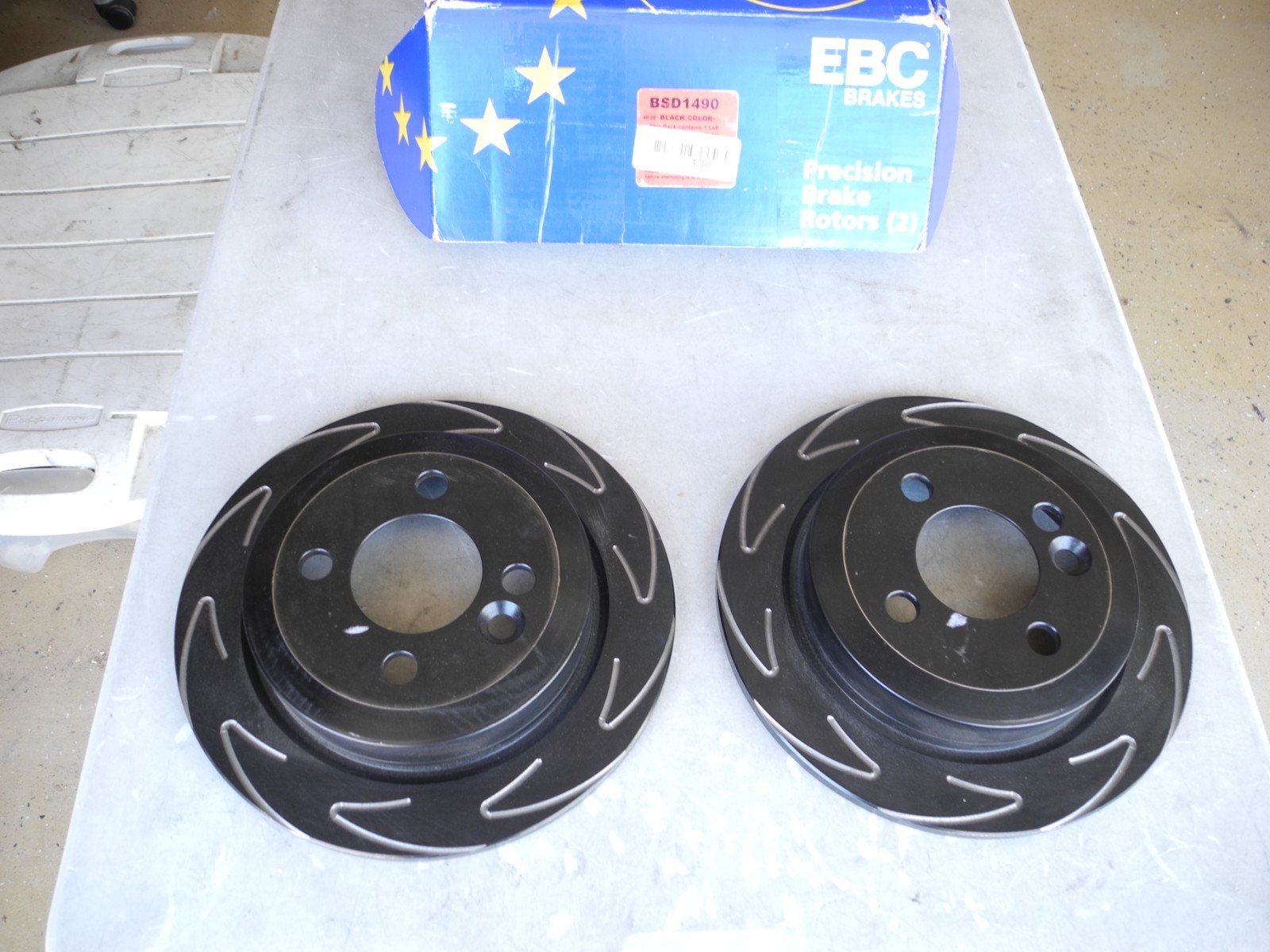 EBC BSD Z Slotted Rear Brake Rotors fit 07-15 Mini Cooper S - NEW 259mm BSD1490