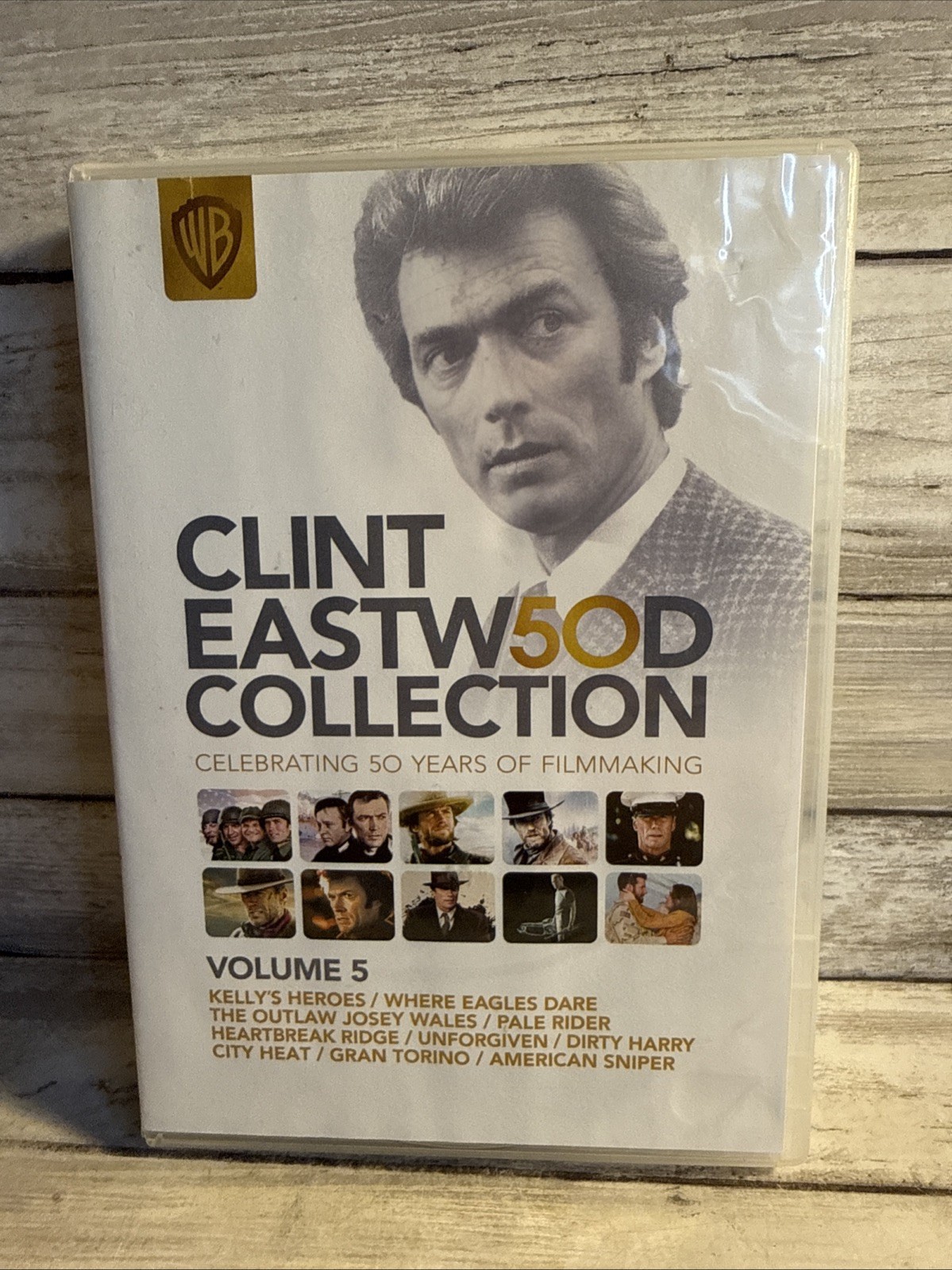 Clint Eastwood Collection Vol. 5 DVD 50th Anniversary 10-MINT Discs Ships Free