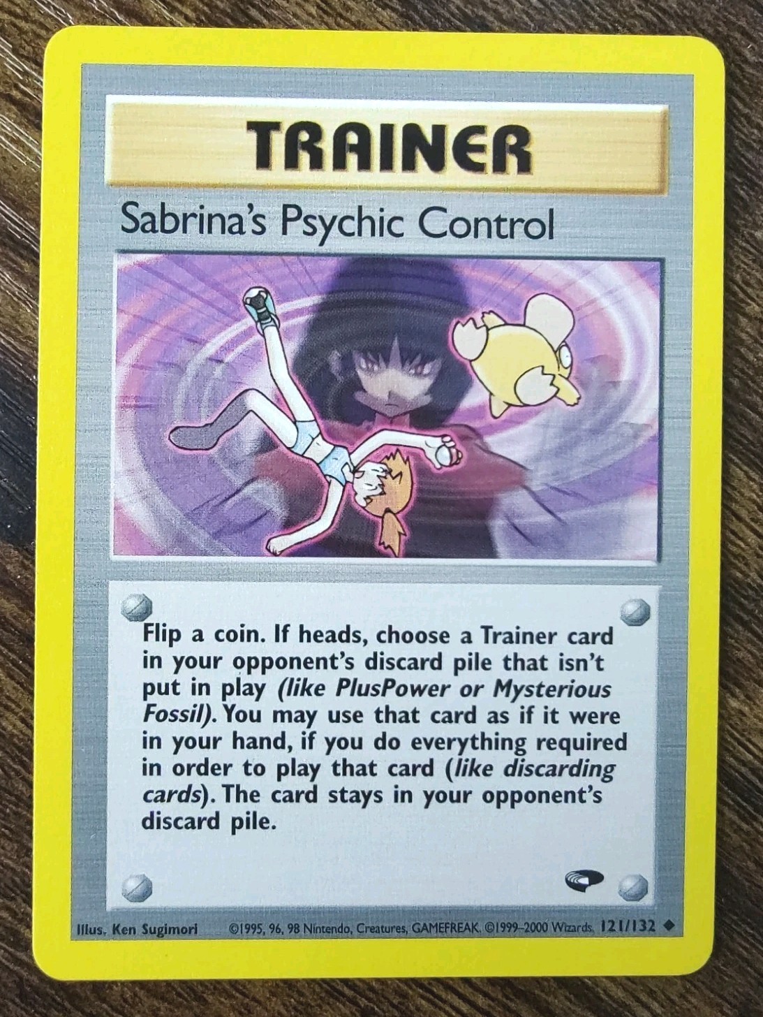 Pokemon Gym Challenge Sabrina's Psychic Control 121/132 LP+ Pokemon Gym Challenge Sabrina's Psychic Control 121/132 LP+