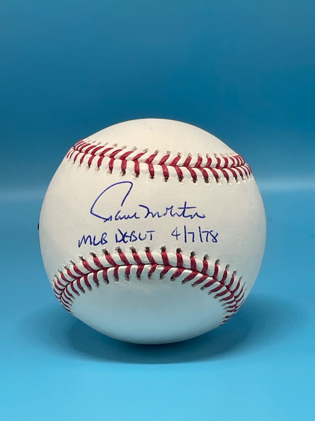 Paul Molitor  Signed Rawlings Baseball MLB Authenticated Hologram VT-136159
