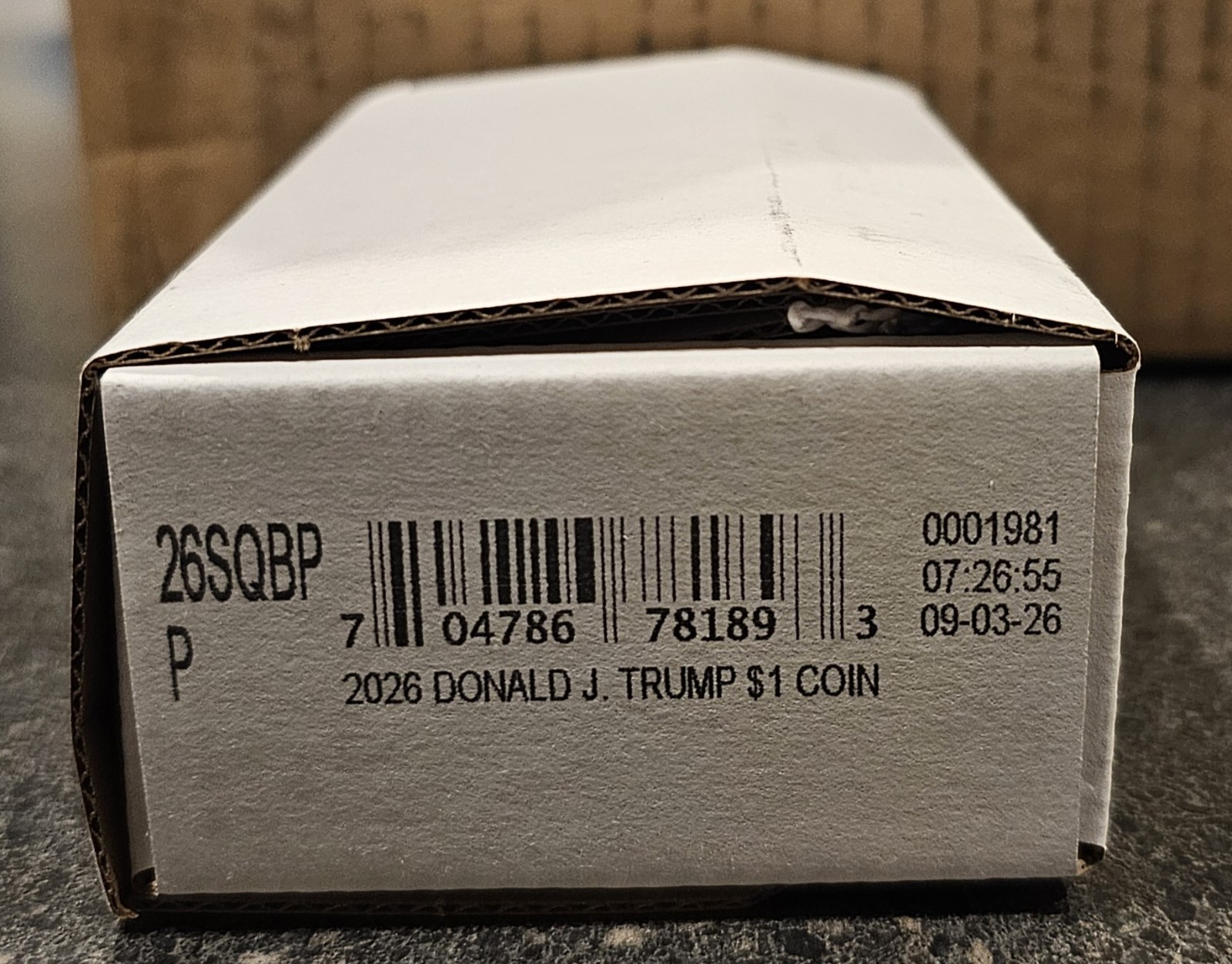 2026 P Donald J. Trump $1 unopened 100-Coin Bag 26SQBP U.S. Mint Sealed Box 2026 P Donald J. Trump $1 unopened 100-Coin Bag 26SQBP U.S. Mint Sealed Box