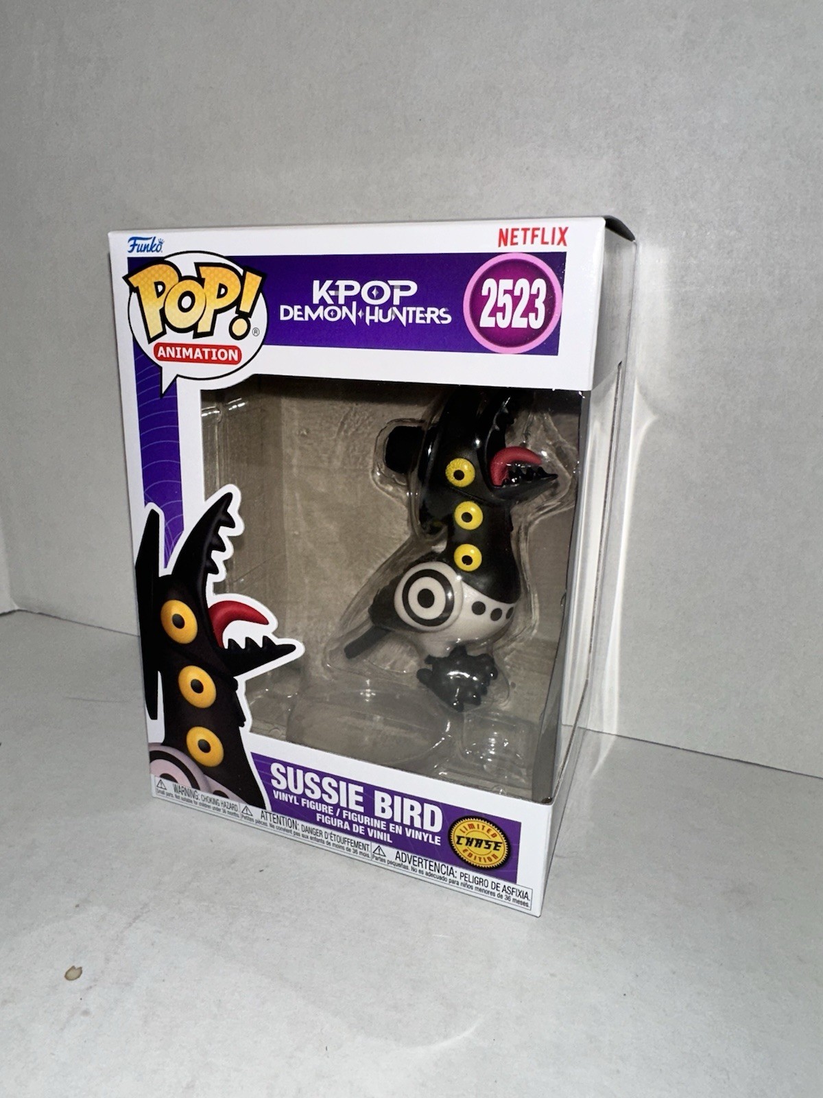 Funko Pop Mystery Kpop Demon Hunters Sussie Bird #2523 Chase with Card Funko Pop Mystery Kpop Demon Hunters Sussie Bird #2523 Chase with Card