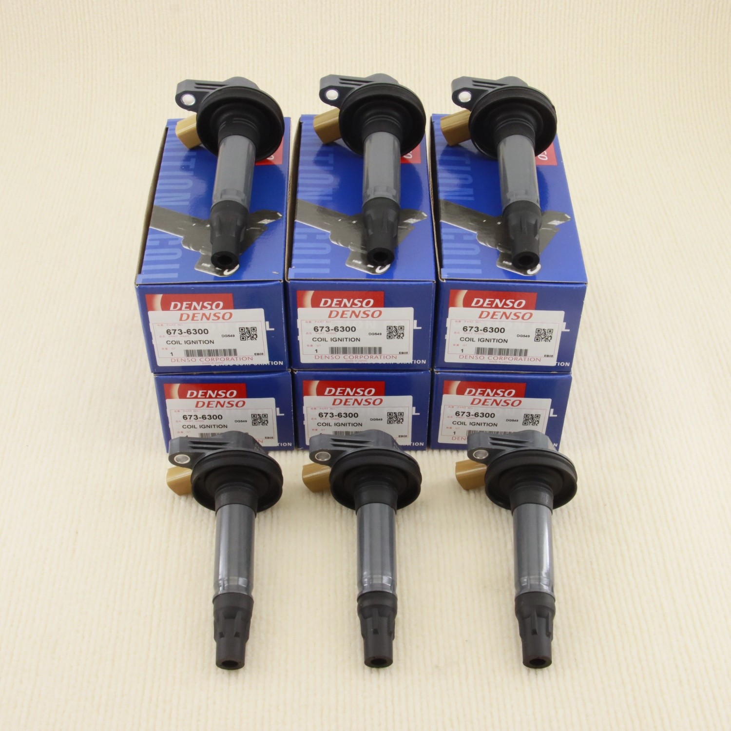6PC DENSO Ignition Coils For 2011-19 Ford F-150 Explorer V6 3.5L UF646 673-6300