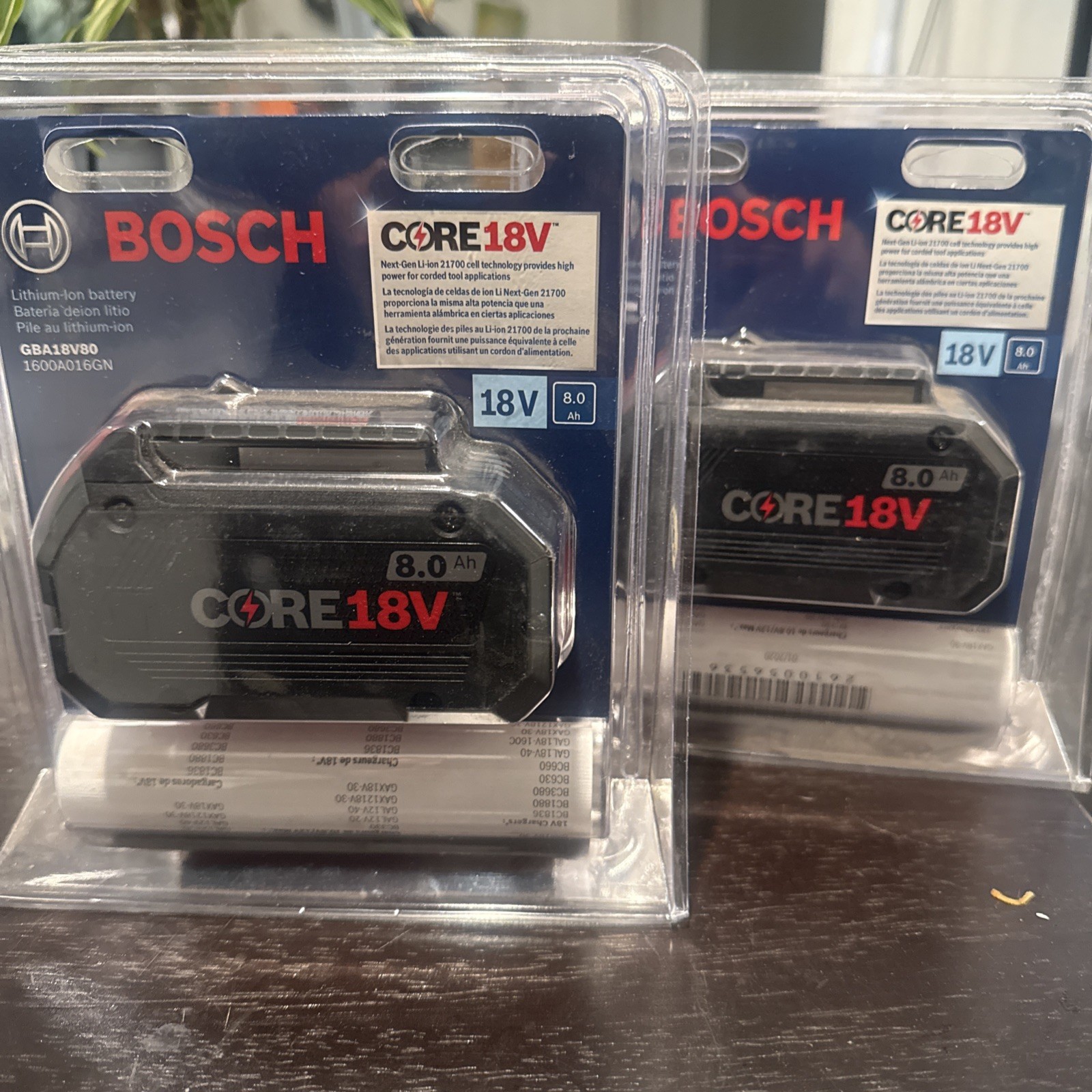 Bosch Battery GBA18V80 Core 18V 8.0 Ah Lithium-ion brand new  2 available