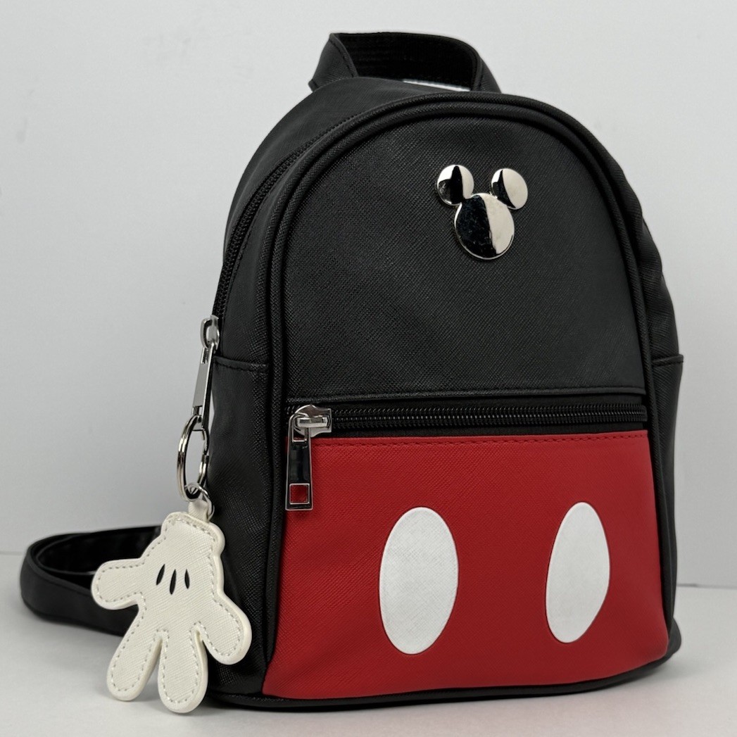 Bioworld Mickey Mouse Mini Backpack Black NWOT
