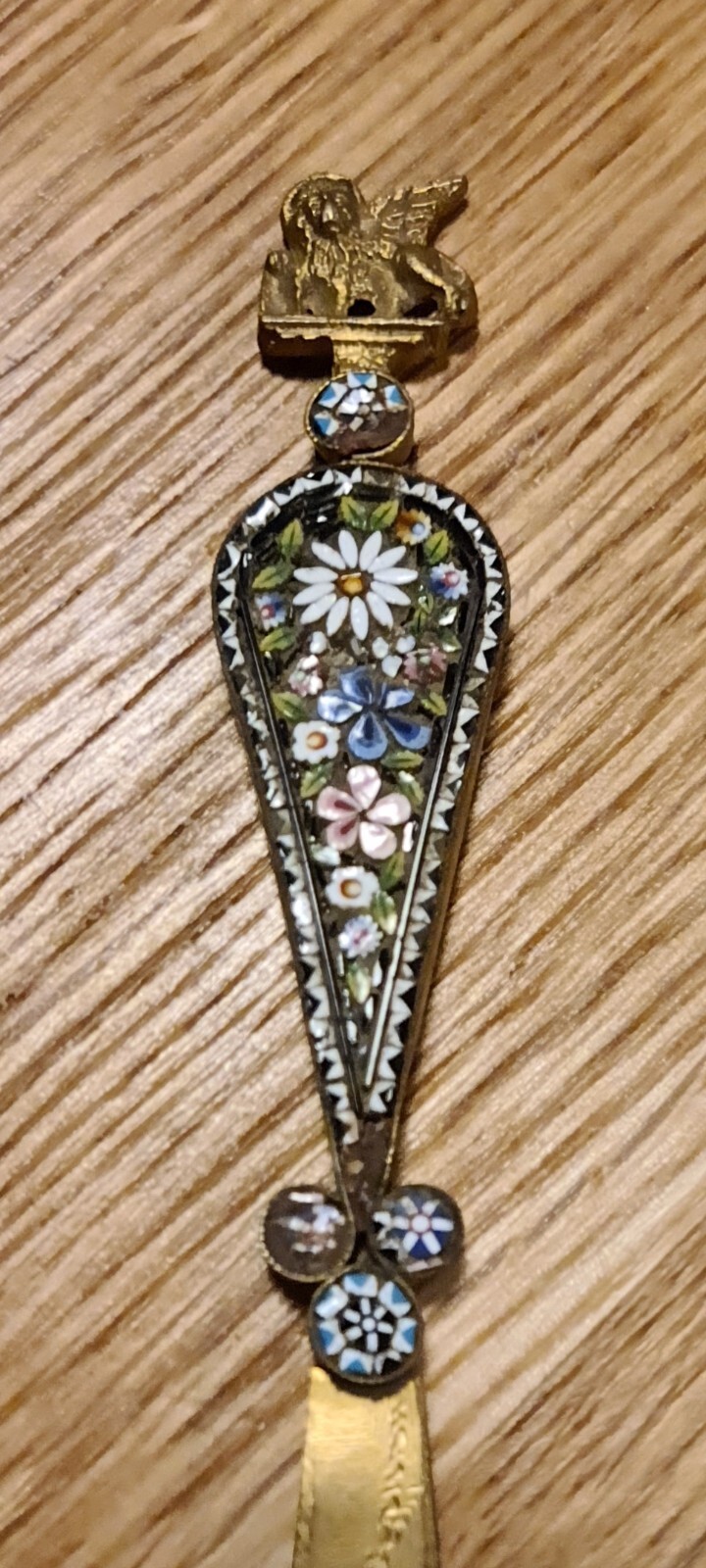 Late 19th / 20th Century Italian Millefiori Glass Micro Mosaic Paper Knife