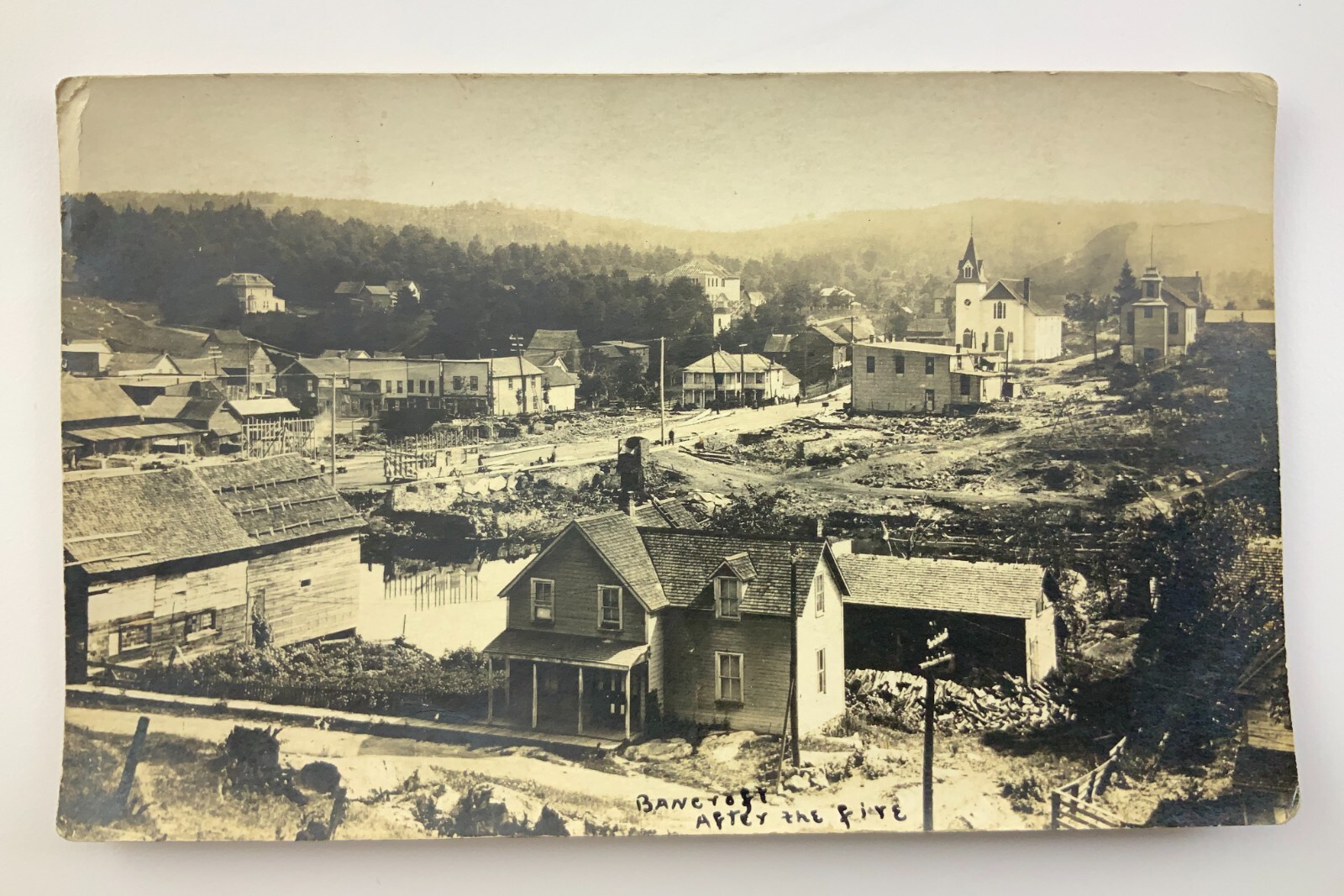 Bancroft After The Fire RPPC Real Photo Postcard Ontario Canada 1914 FF093 Bancroft After The Fire RPPC Real Photo Postcard Ontario Canada 1914 FF093