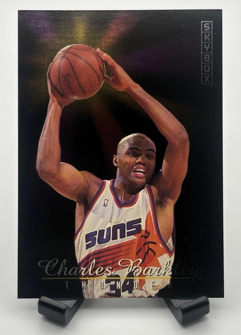 1992-93 Skybox - Thunder and Lightning Charles Barkley, Kevin Johnson #TL3