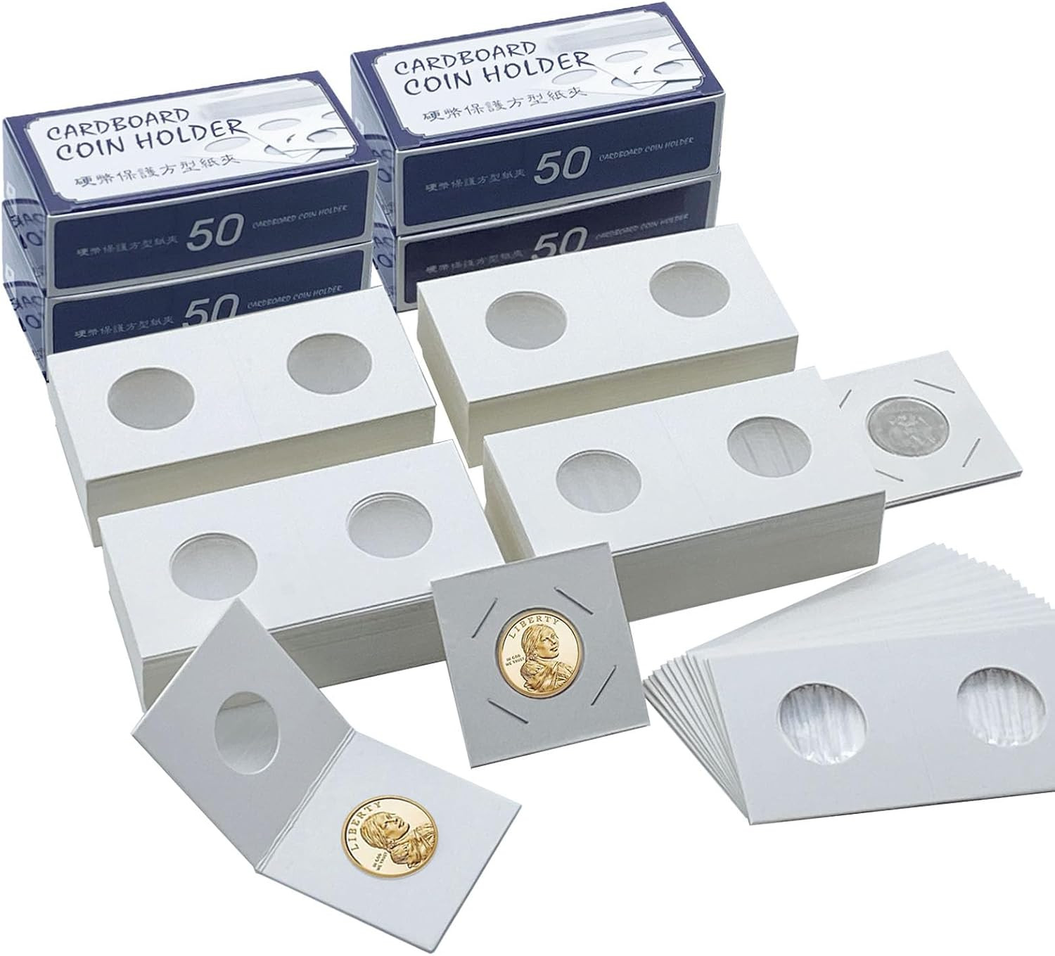200 PCS Premium Coin Flips 2 X 2 Coin Collection Supplies for Small Dollar | 200 PCS Premium Coin Flips 2 X 2 Coin Collection Supplies for Small Dollar |