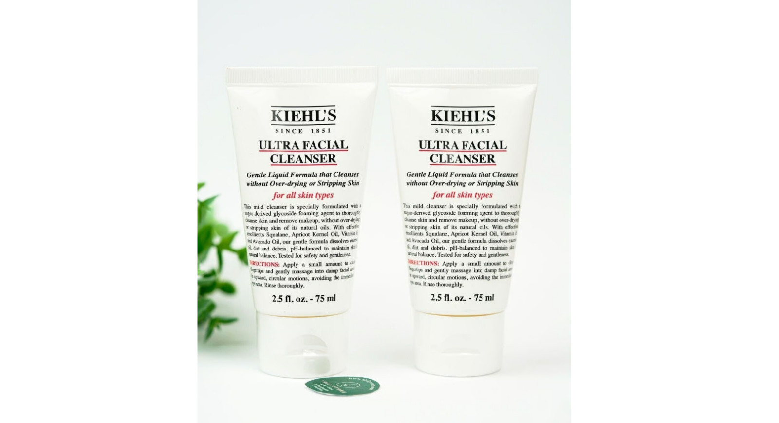 2x Kiehl\'s Ultra Facial Cleanser 2.5oz - All Skin Type-New 2x Kiehl\'s Ultra Facial Cleanser 2.5oz - All Skin Type-New