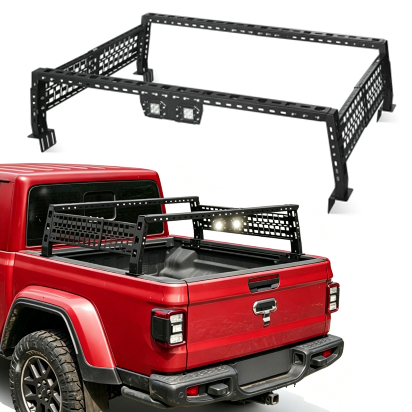 For Tundra/Gladiator/Tacoma/Silverado/Frontier/Ranger Overland Truck Bed Rack
