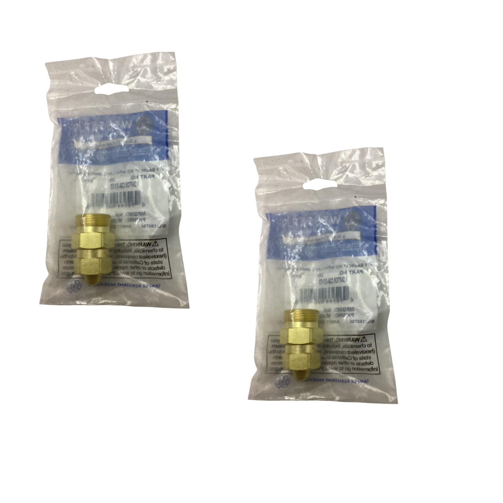 (QTY 2) Western Enterprises 312-314 Adaptor Cga-200-520