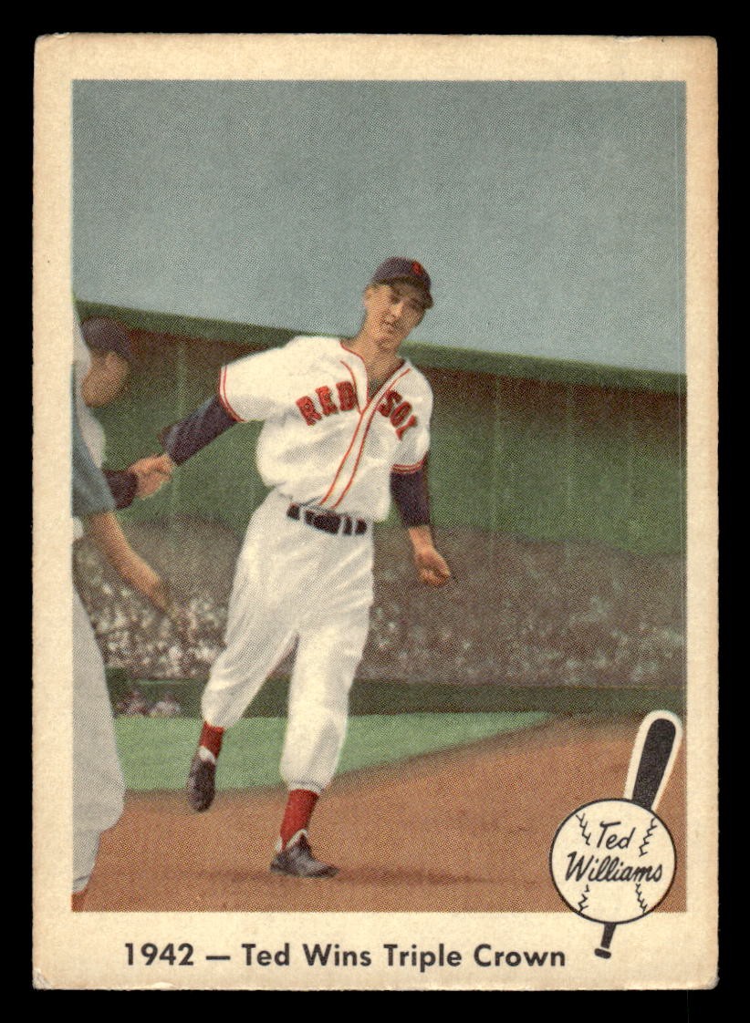 1959 Fleer Ted Williams Baseball Ted Williams #19 VG - VG/EX Boston Red Sox
