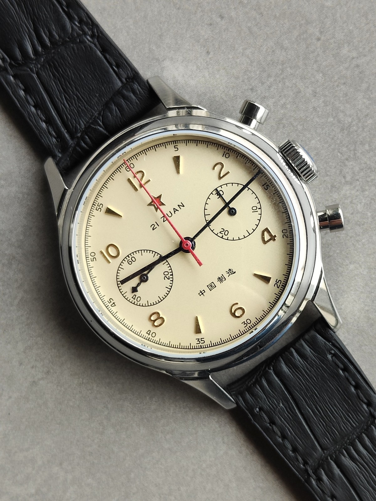 SEAGUL 1963 ST19 Chronograph Watch Manual Winding New