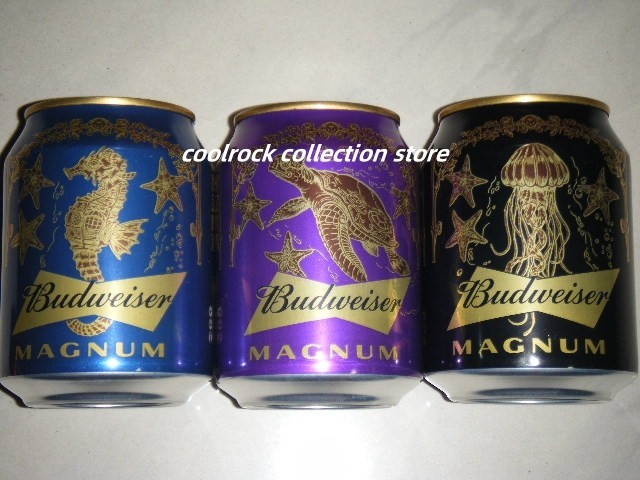 2026 China Budweiser beer can MAGNUM 3 cans set 255ml empty for collectible