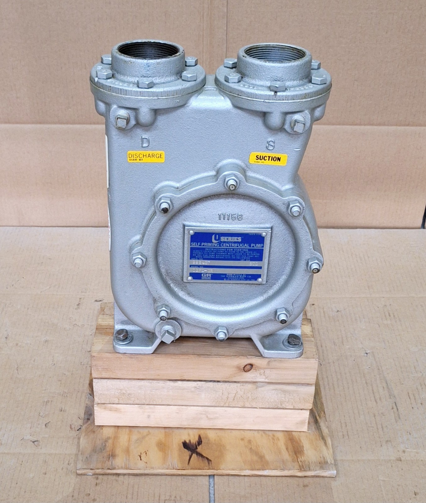Gorman-Rupp 02F1-GR / 0 Series (Power take-off) Self Priming Centrifugal Pump