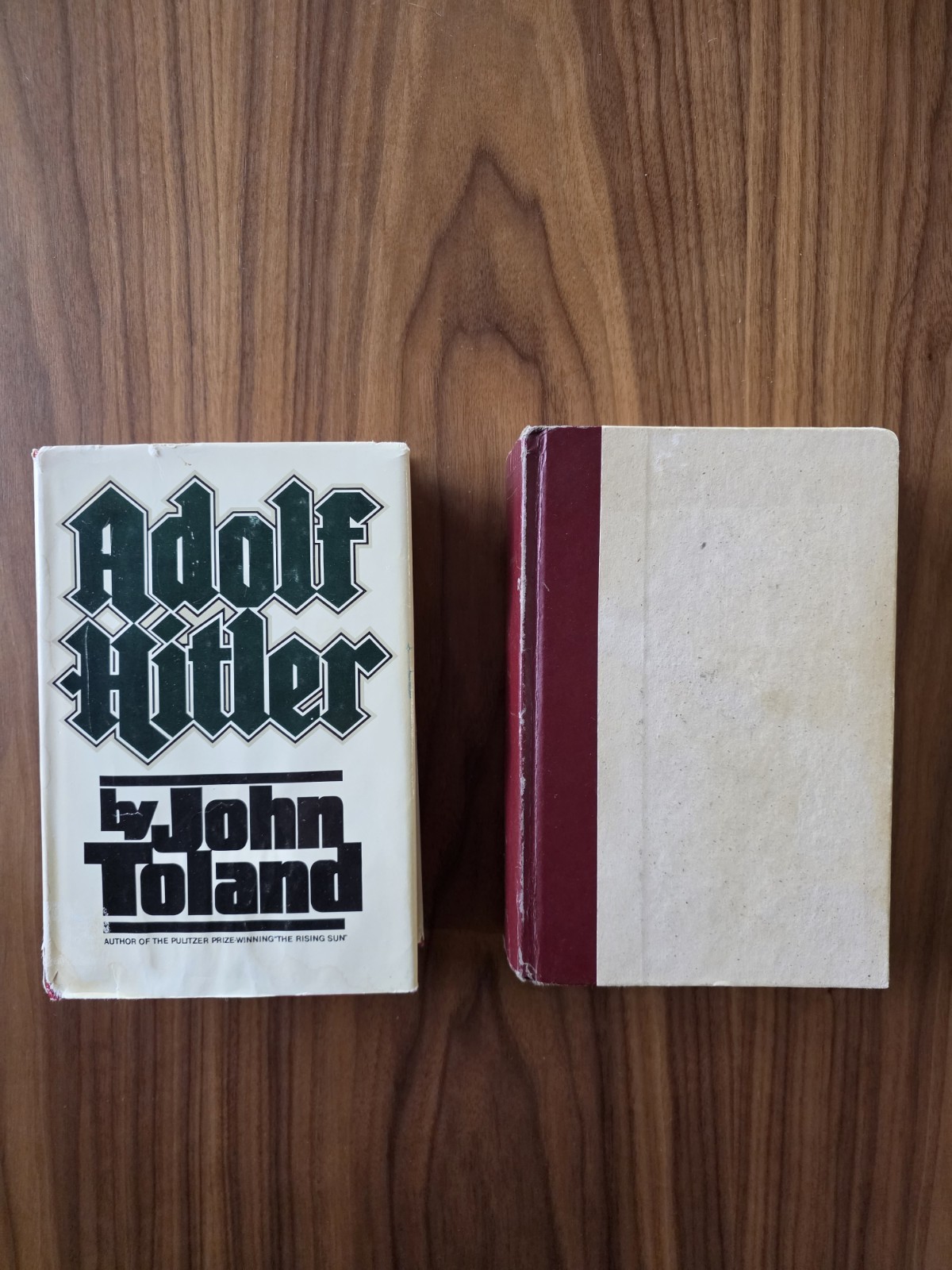 Adolf Hitler by John Toland Vol I & II HC Doubleday Biography WWII Set 1976