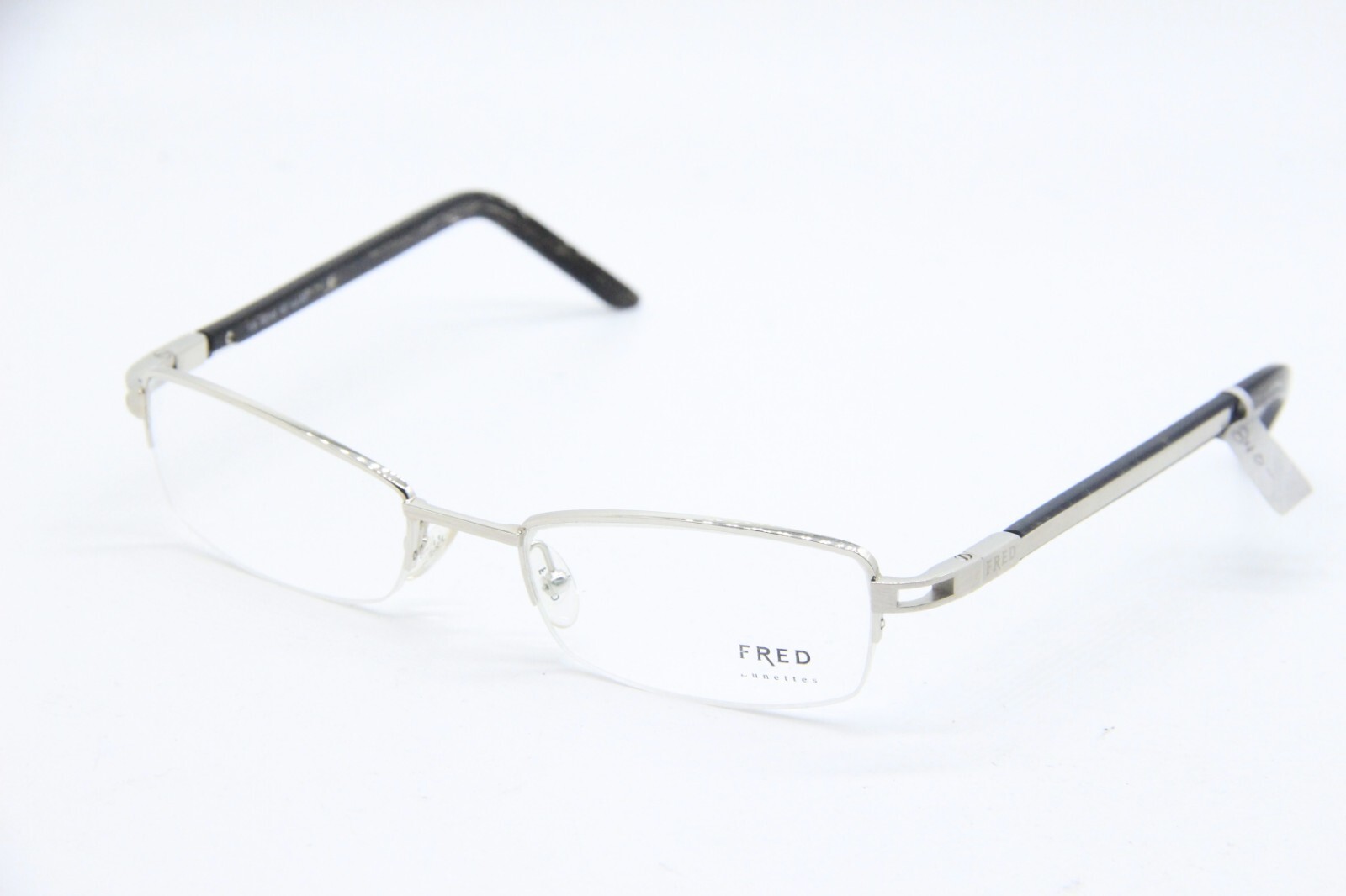 NEW FRED LUNETTES MOVE N3 COL. 001 GUNMETAL BLACK AUTHENTIC EYEGLASSES 52-19