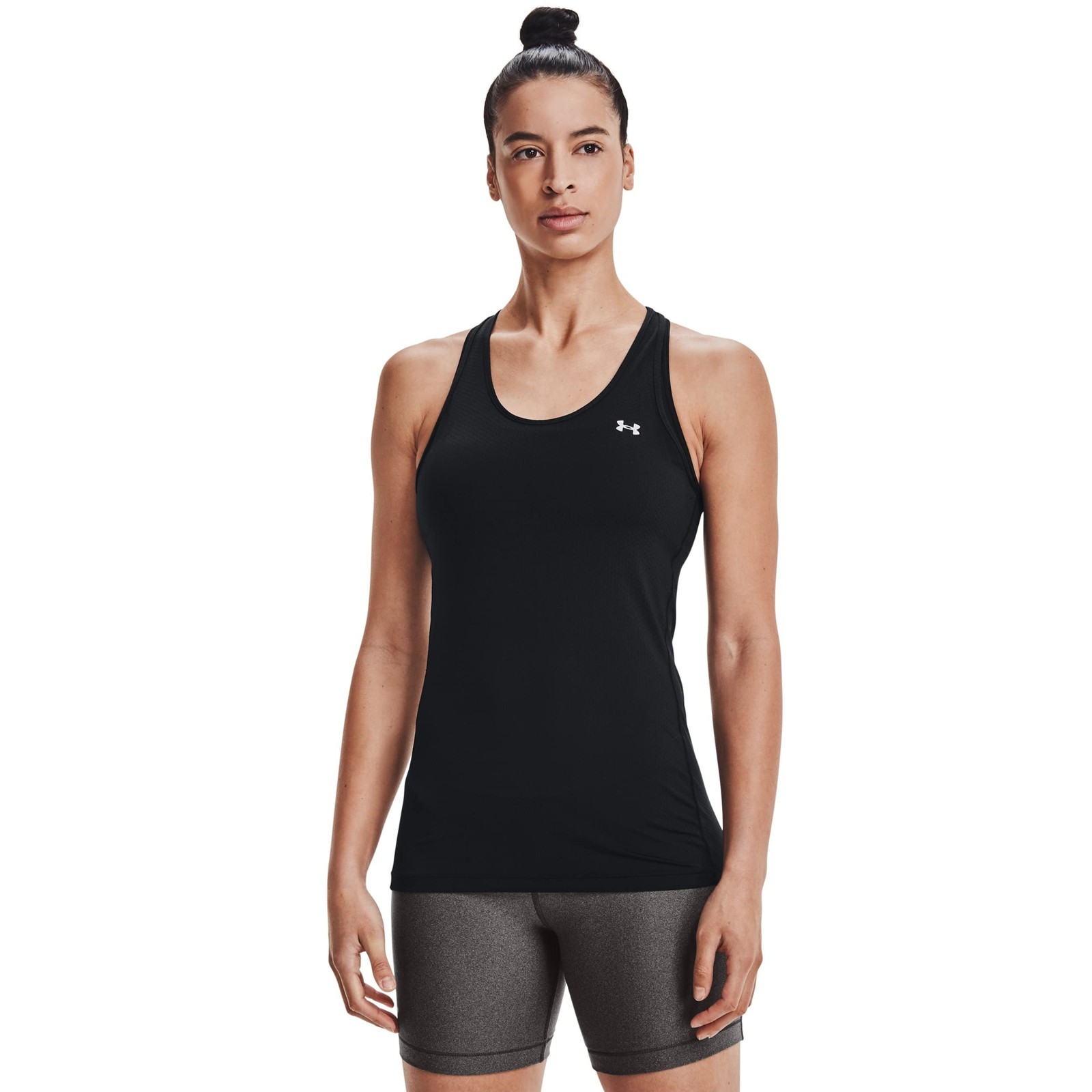 Under Armour Women\'s HeatGear® Armour Racer Tank MD Black