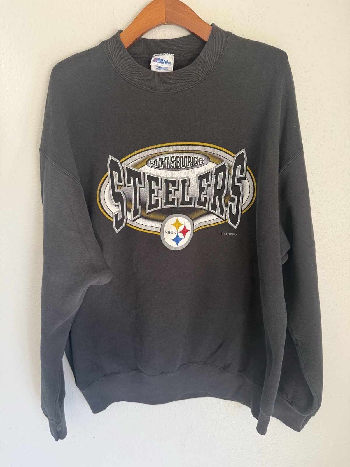 Pittsburgh Steelers Vintage 1997 Pro Player Crewneck Size XXL Pittsburgh Steelers Vintage 1997 Pro Player Crewneck Size XXL