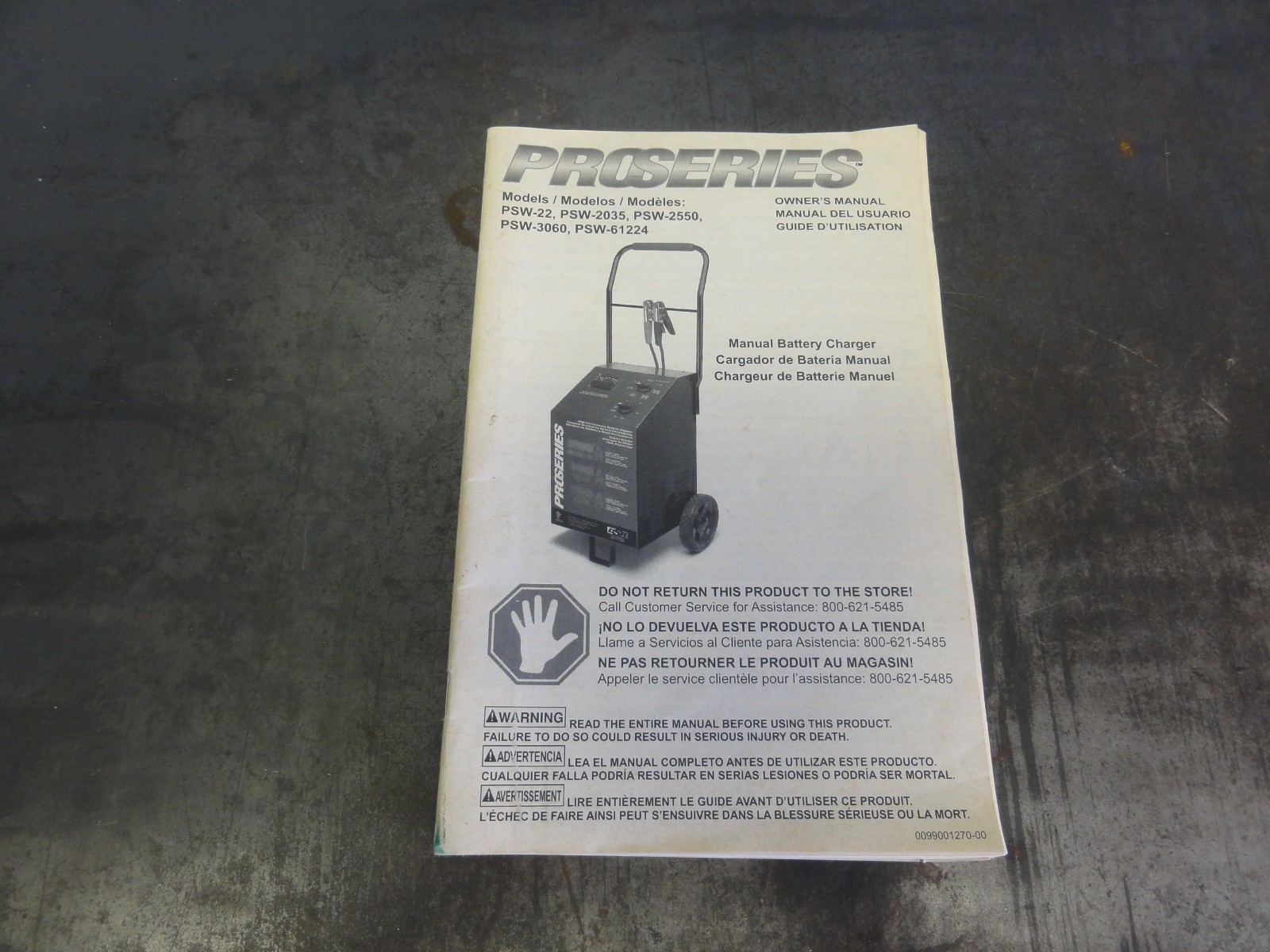 Schumacher ProSeries PSW-22 PSW-2035 PSW-2550 Batter Charger Owners Manual