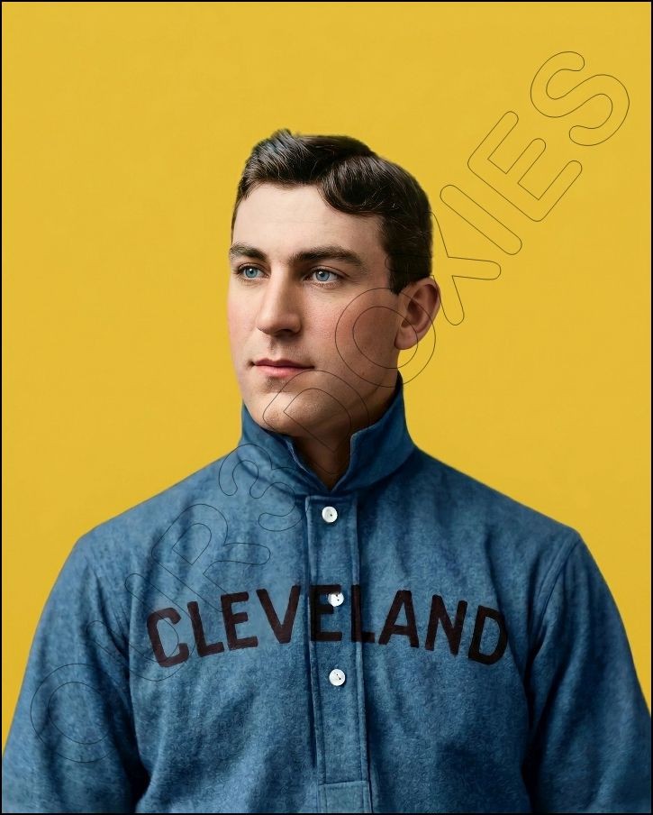 Napoléon Lajoie Photo 8X10 - 1909-1911 T206 Card Photo Naps 