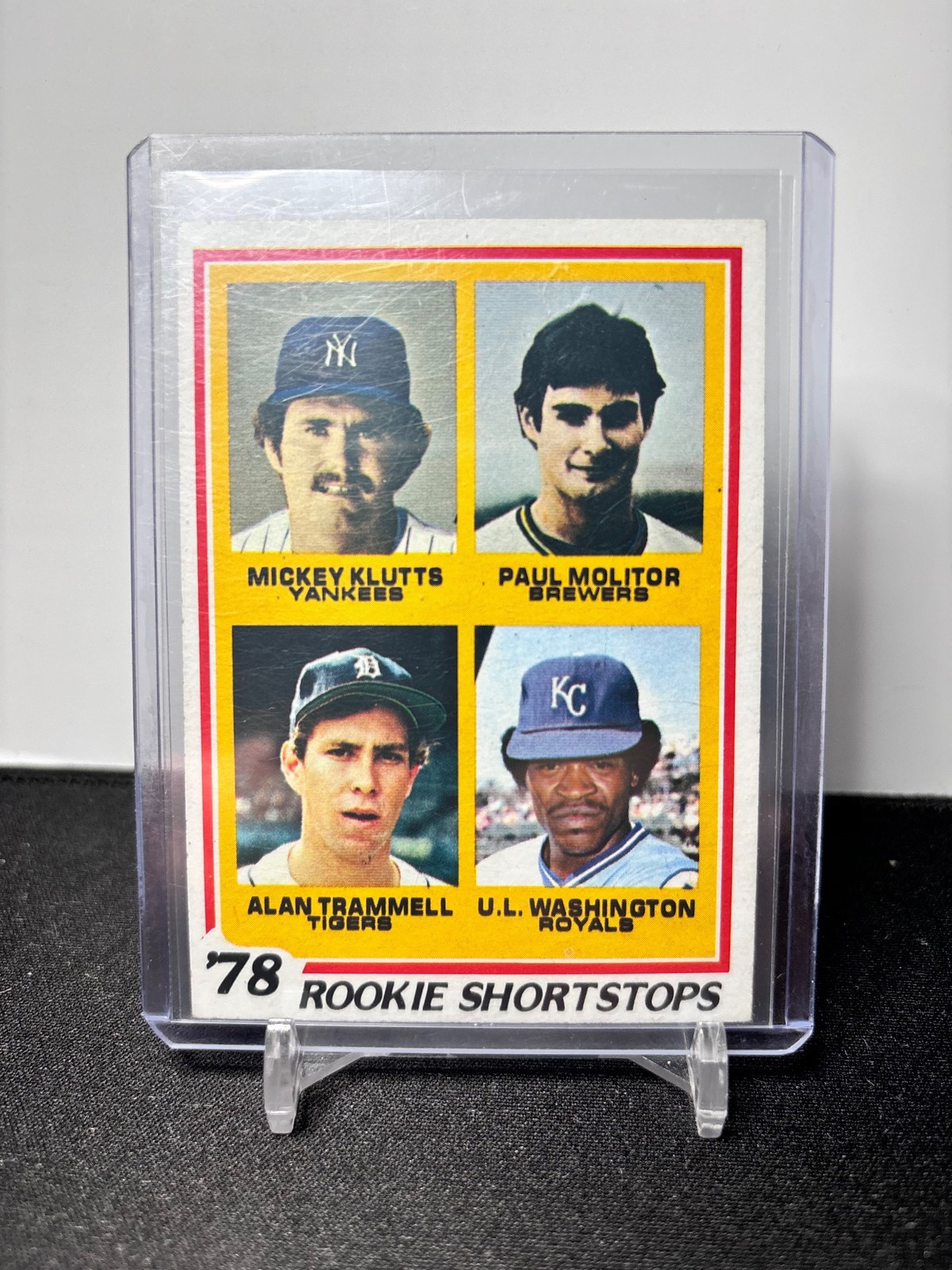 1978 Topps #707 1978 Rookie Shortstops Paul Molitor Alan Trammell HOF EX-NM