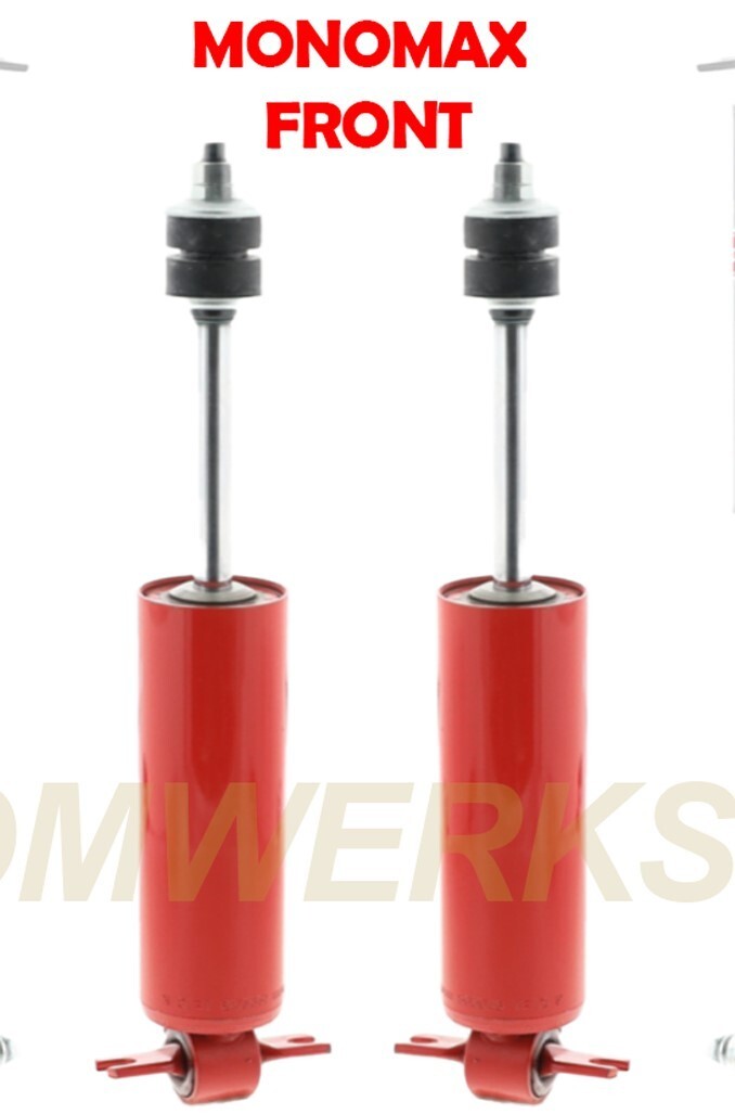 KYB 2 FRONT HD Upgrade SHOCKS Lowered 2 inches CHEVROLET BELAIR & IMPALA 58 - 64